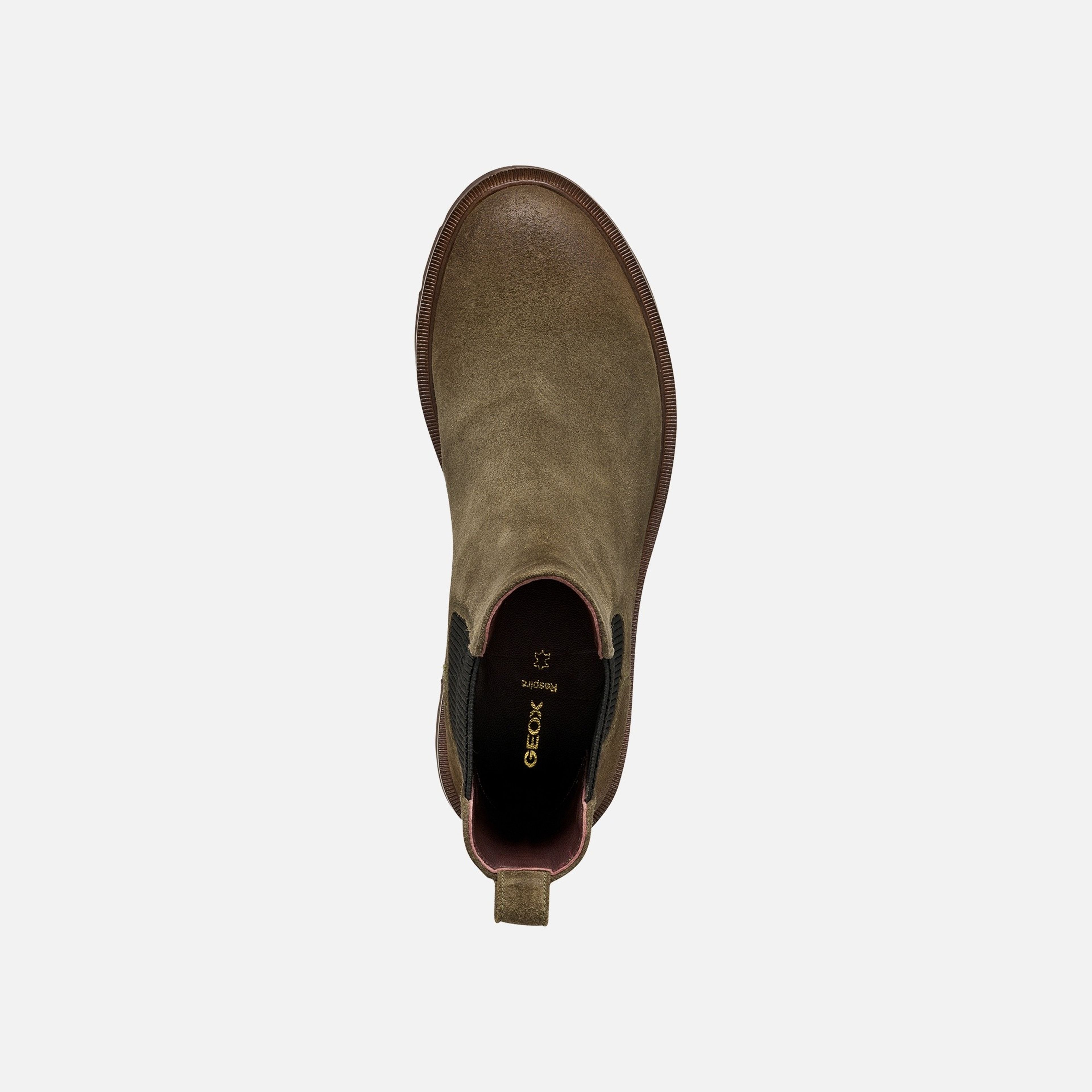 Khaki obuwie za kostkę damskie Geox Norize - 006