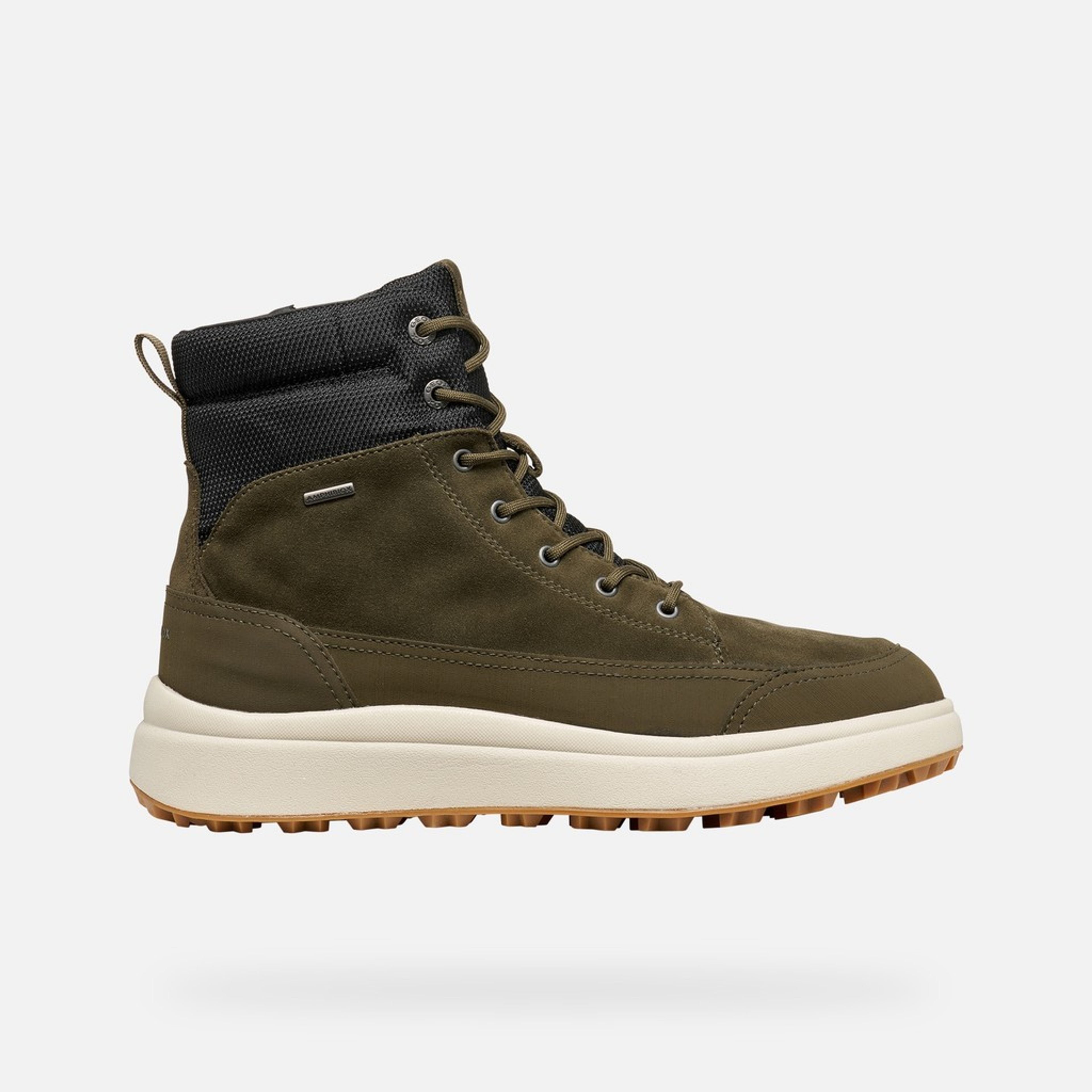 Khaki pánská kotníková obuv Geox Granito + Grip B A - 002