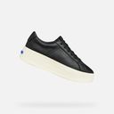 Sneakers albi pentru femei Geox Gxcp-03-Negru - 002