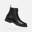 Czarne męskie buty za kostkę Geox Lagorai + Grip B A-Czarna - 001