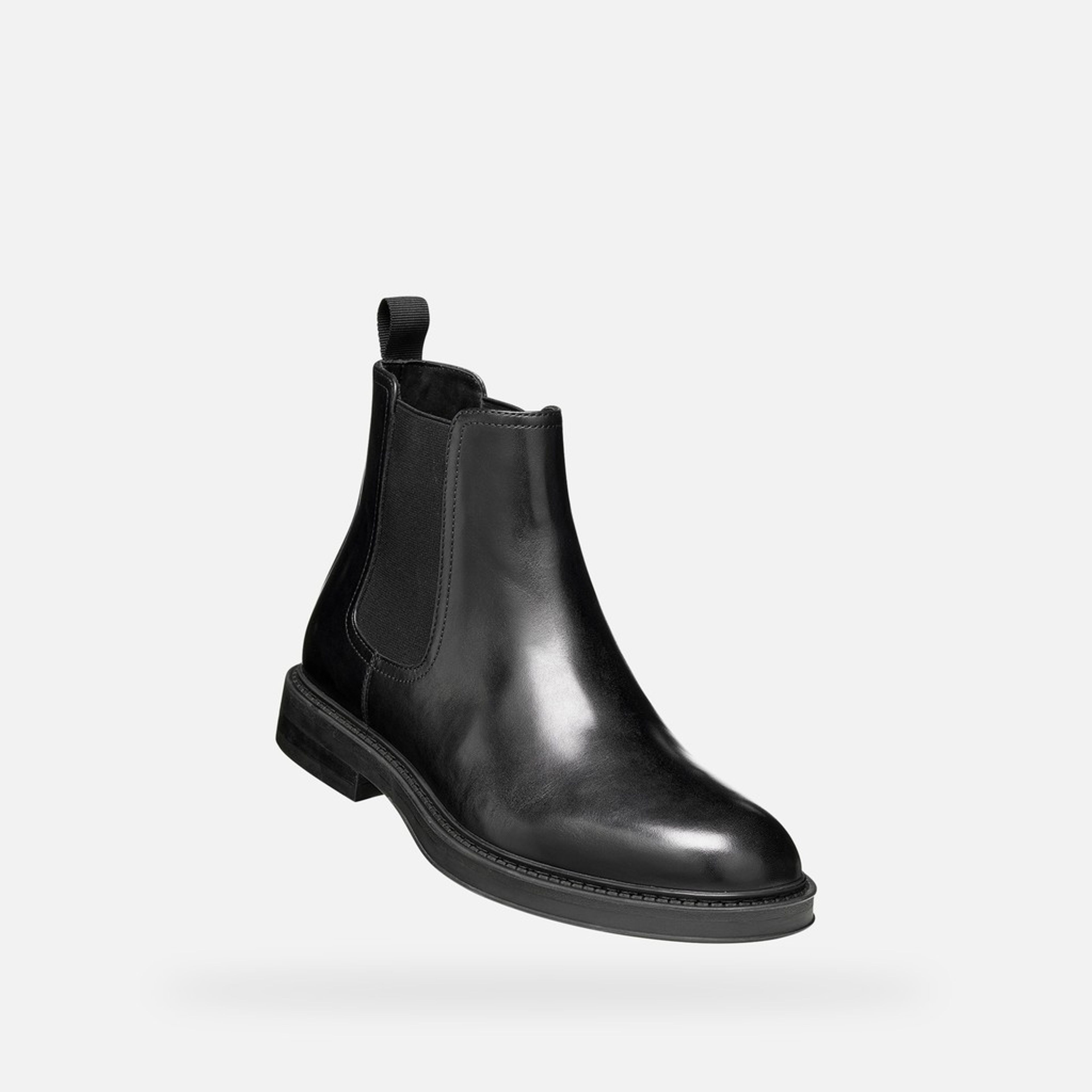 Ghete negre pentru bărbați Geox Bexford - 005