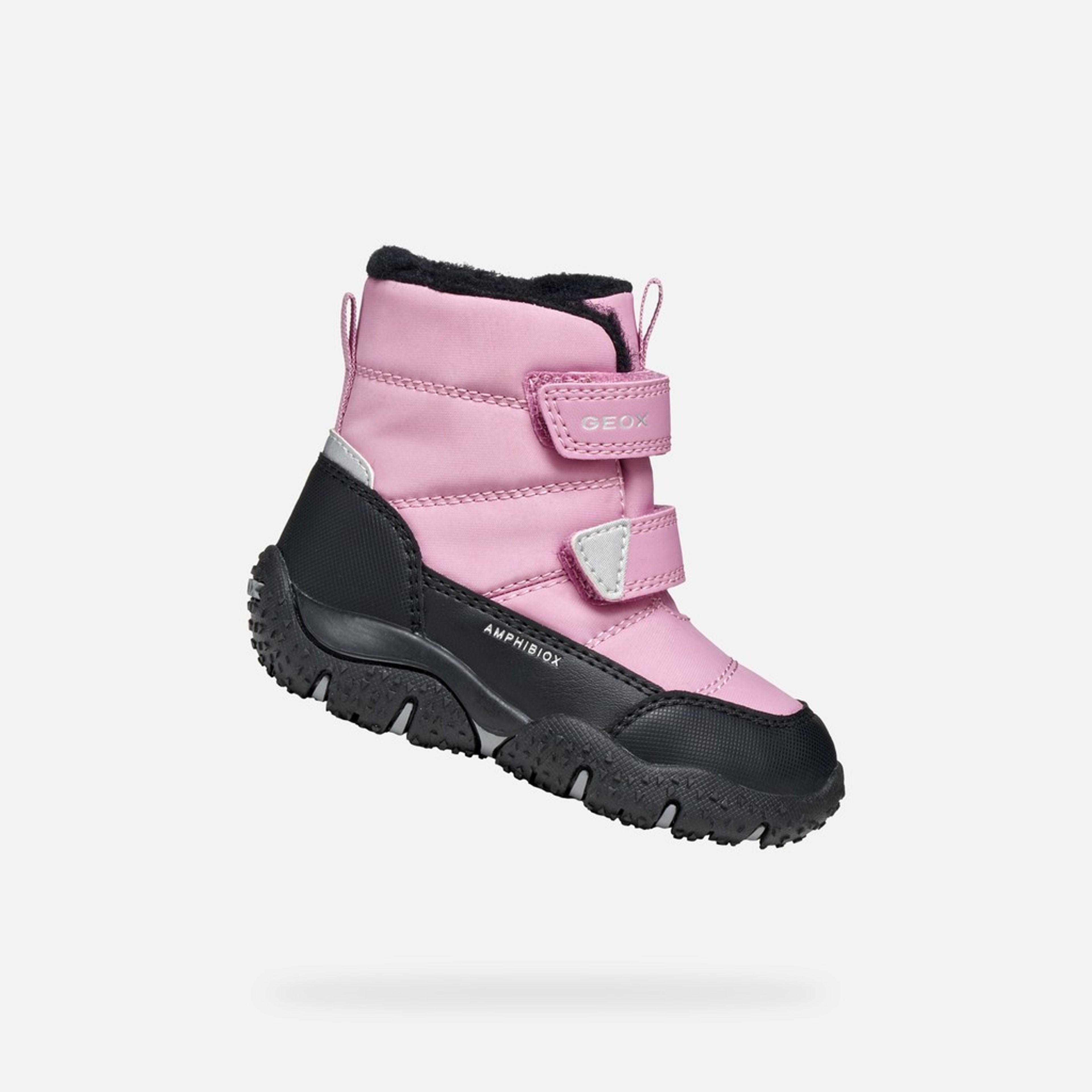 Różowe buty zimowe dla dziewczynek Geox Baltic B ABX - 001