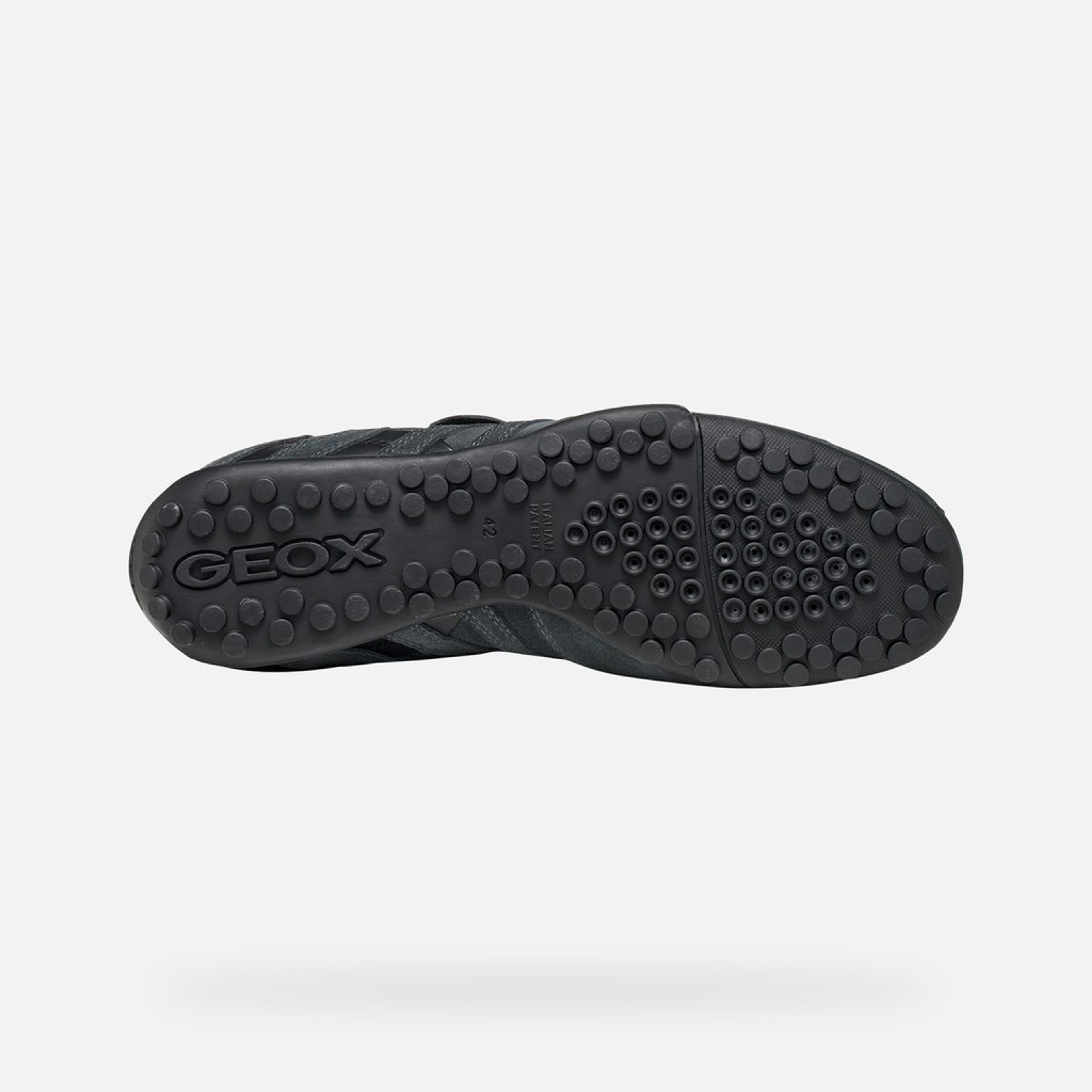 Sneakers gri pentru bărbați Geox Snake - 007