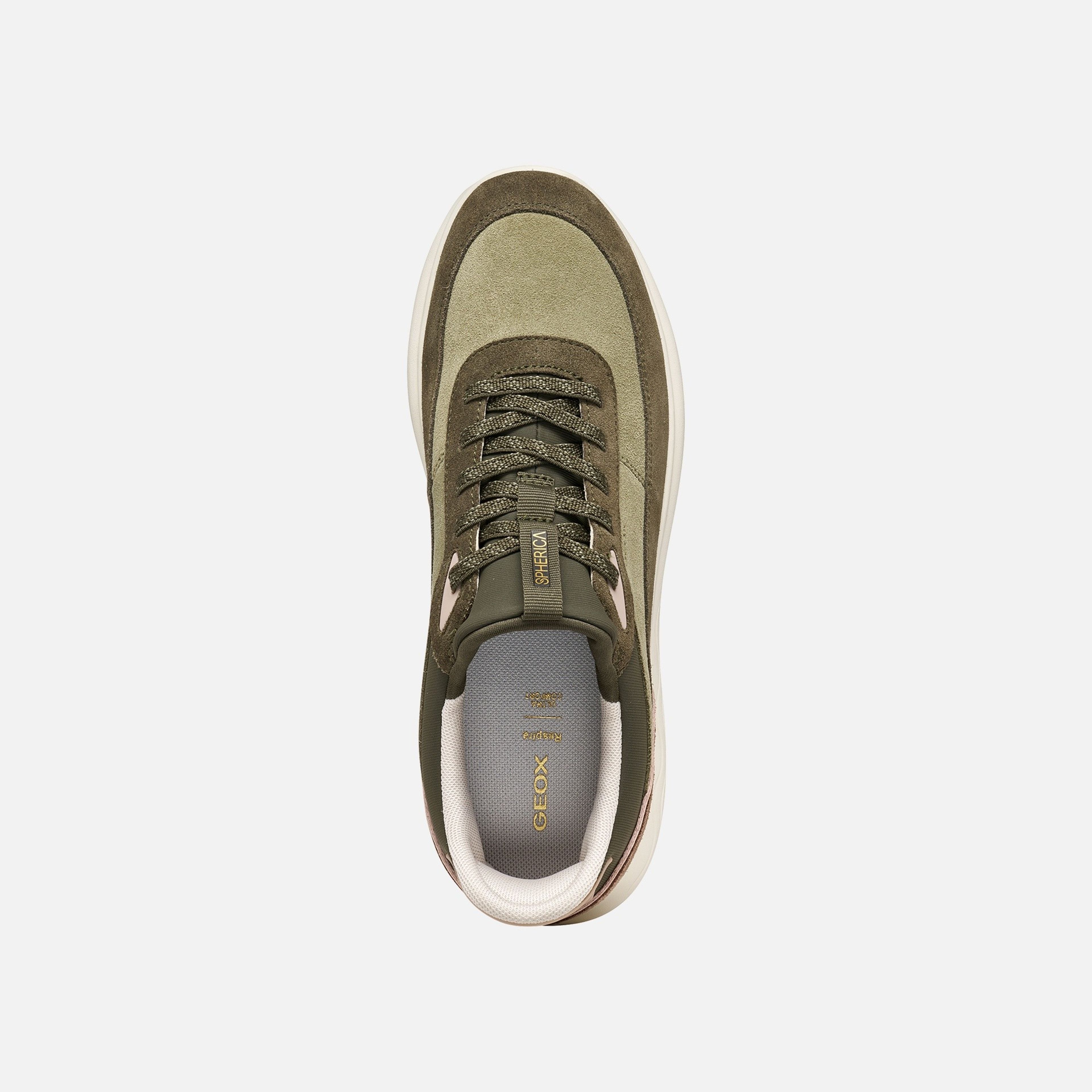 Sneakers verzi pentru femei Geox Spherica™ Plus - 015