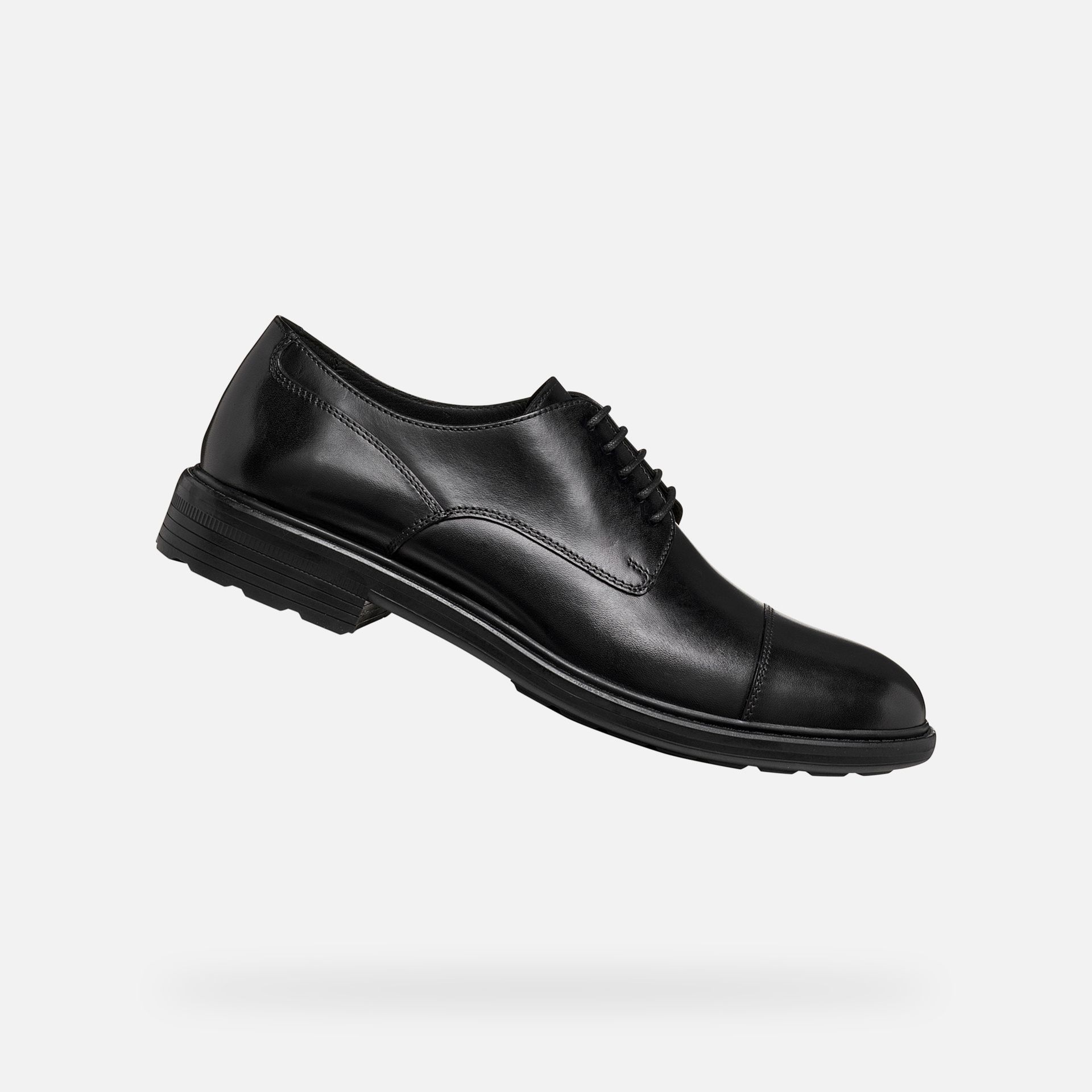 Čierna pánska spoločenská obuv Geox Walk Pleasure - 001