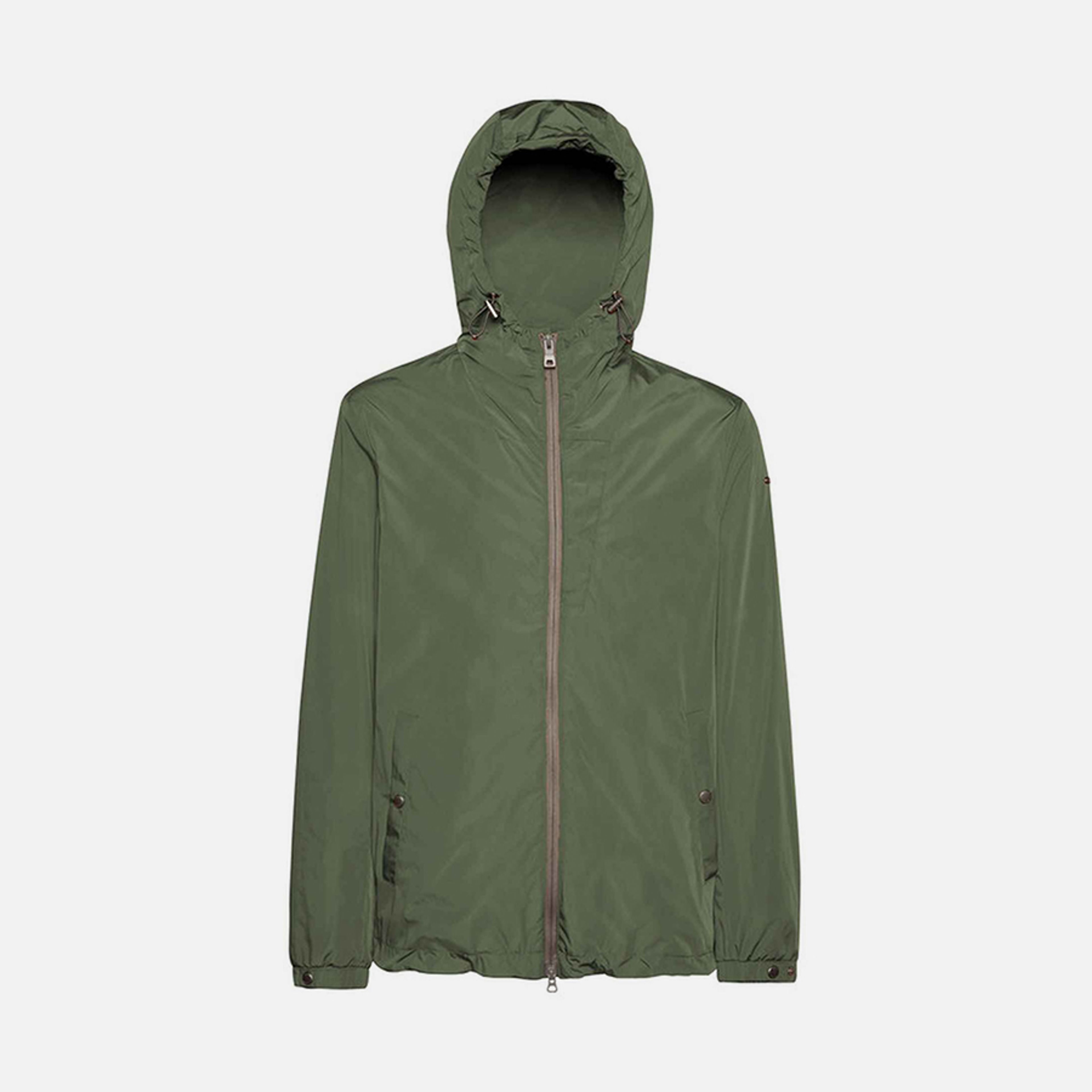 Khaki pánská bunda Geox Leitan