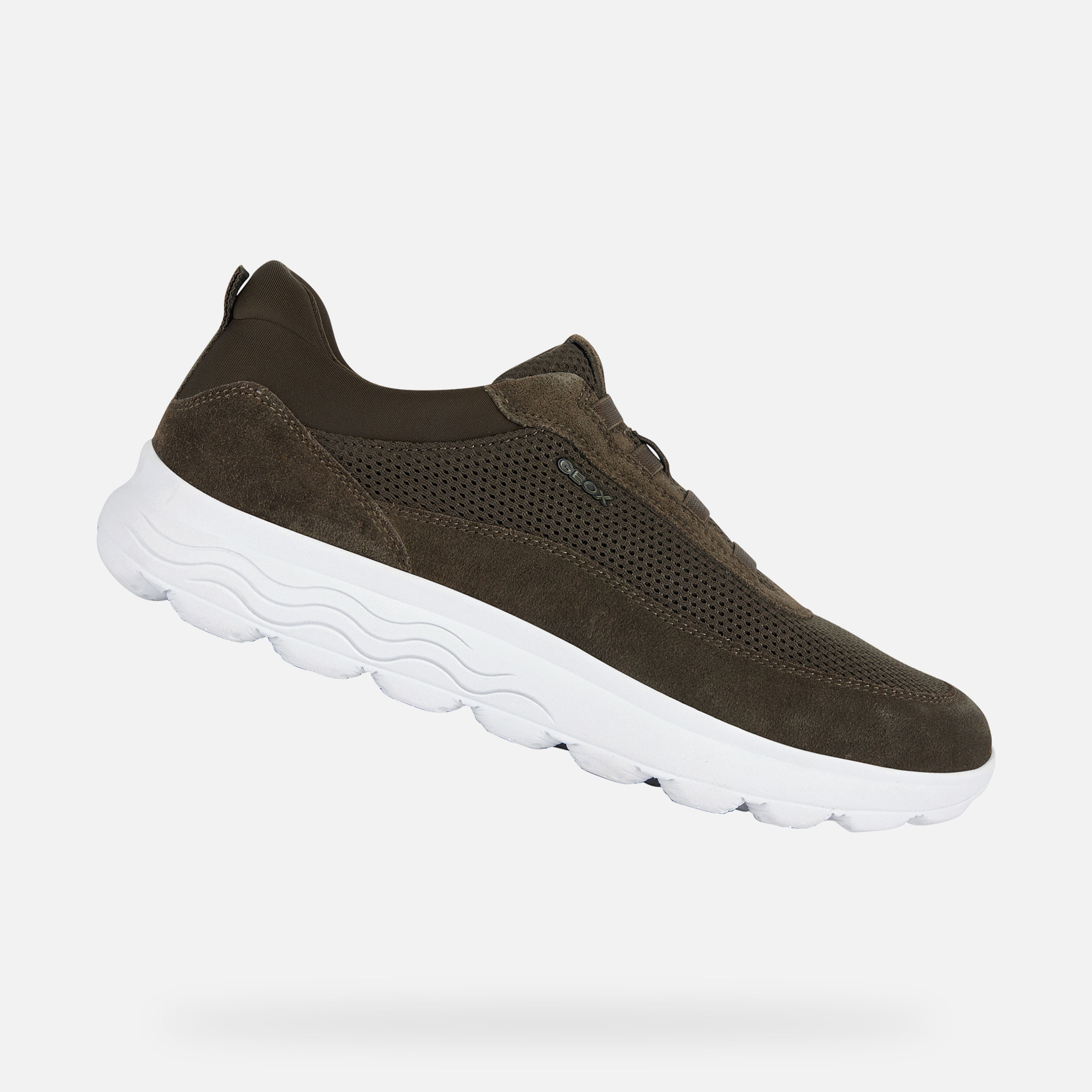 Khaki pánske tenisky Geox Spherica