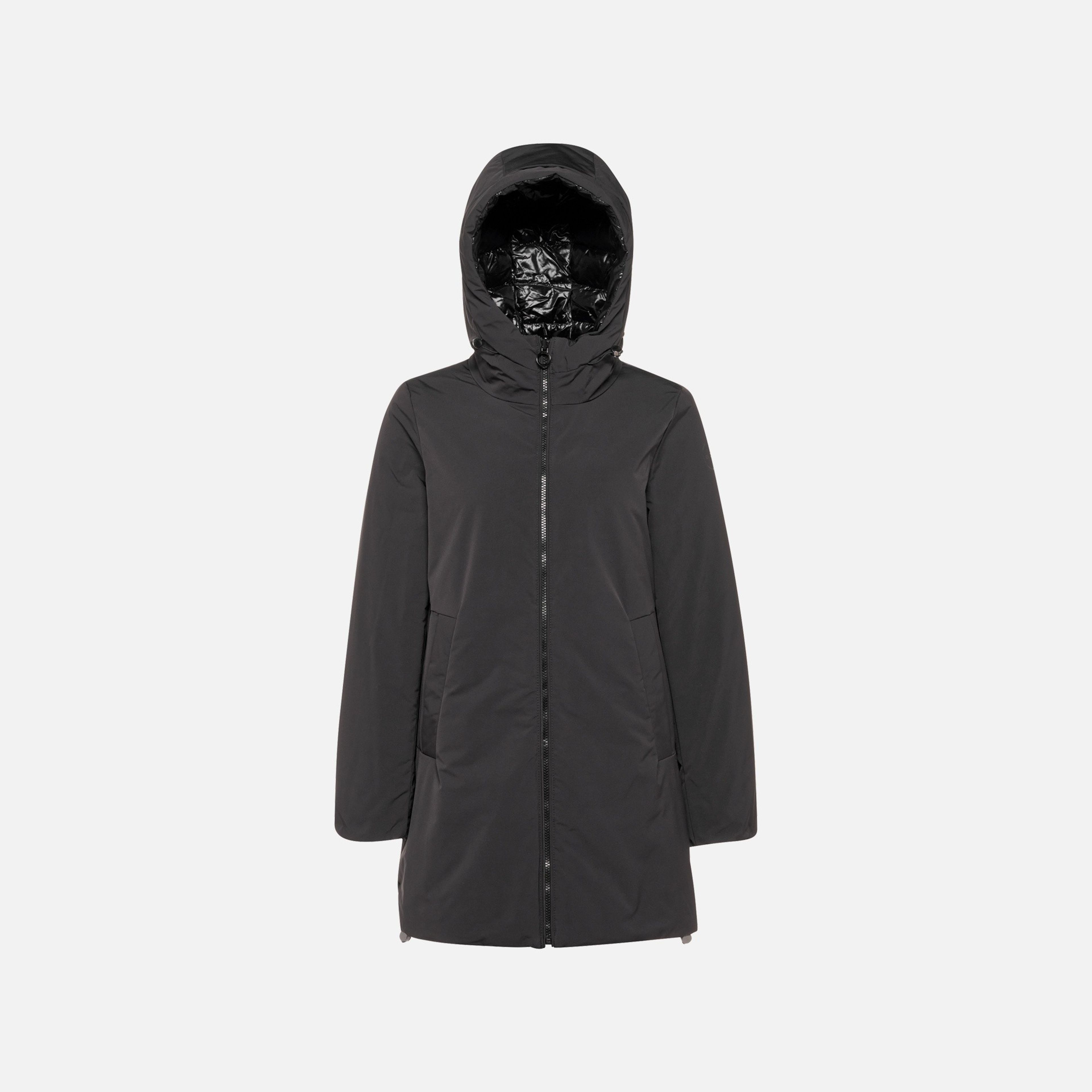 Čierna obojstranná dámska bunda Geox Spherica - 006