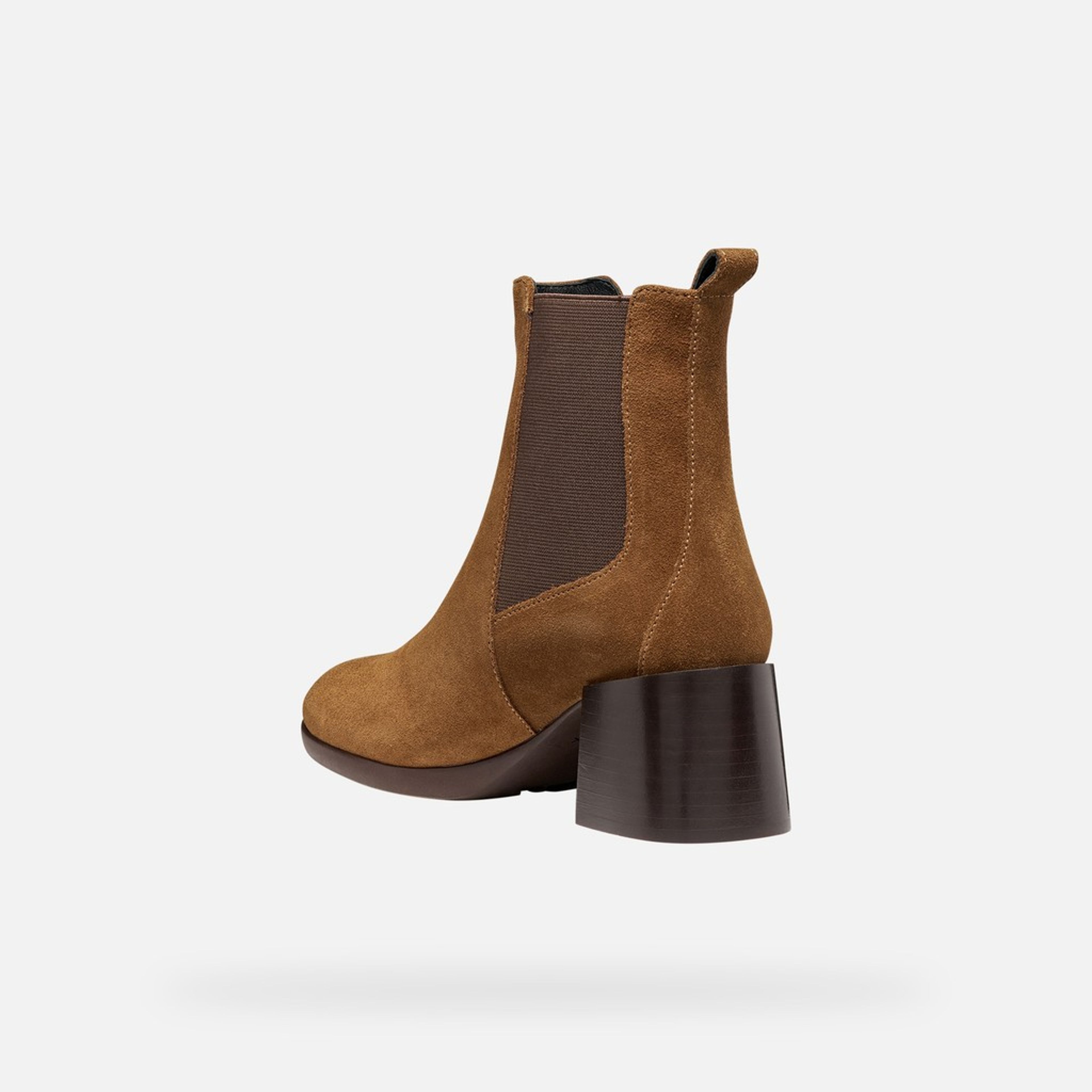 Hnědá dámská kotníková obuv Geox Walk Pleasure 55T - 004