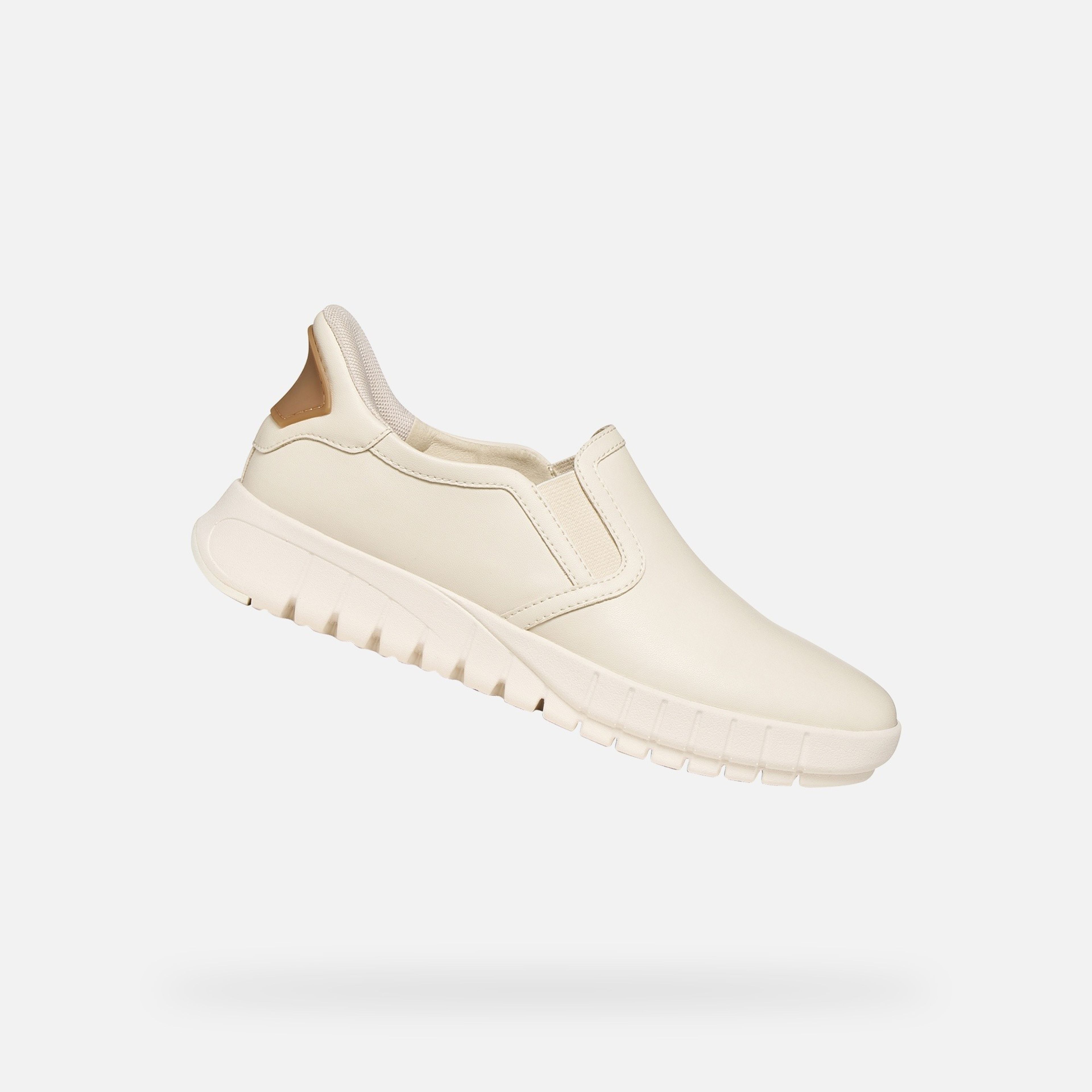 Krémové dámské tenisky Geox Flextride Plus Fast in