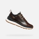 Brązowe męskie sneakersy Geox Spherica Actif X2-Ciemna brązowa - 002
