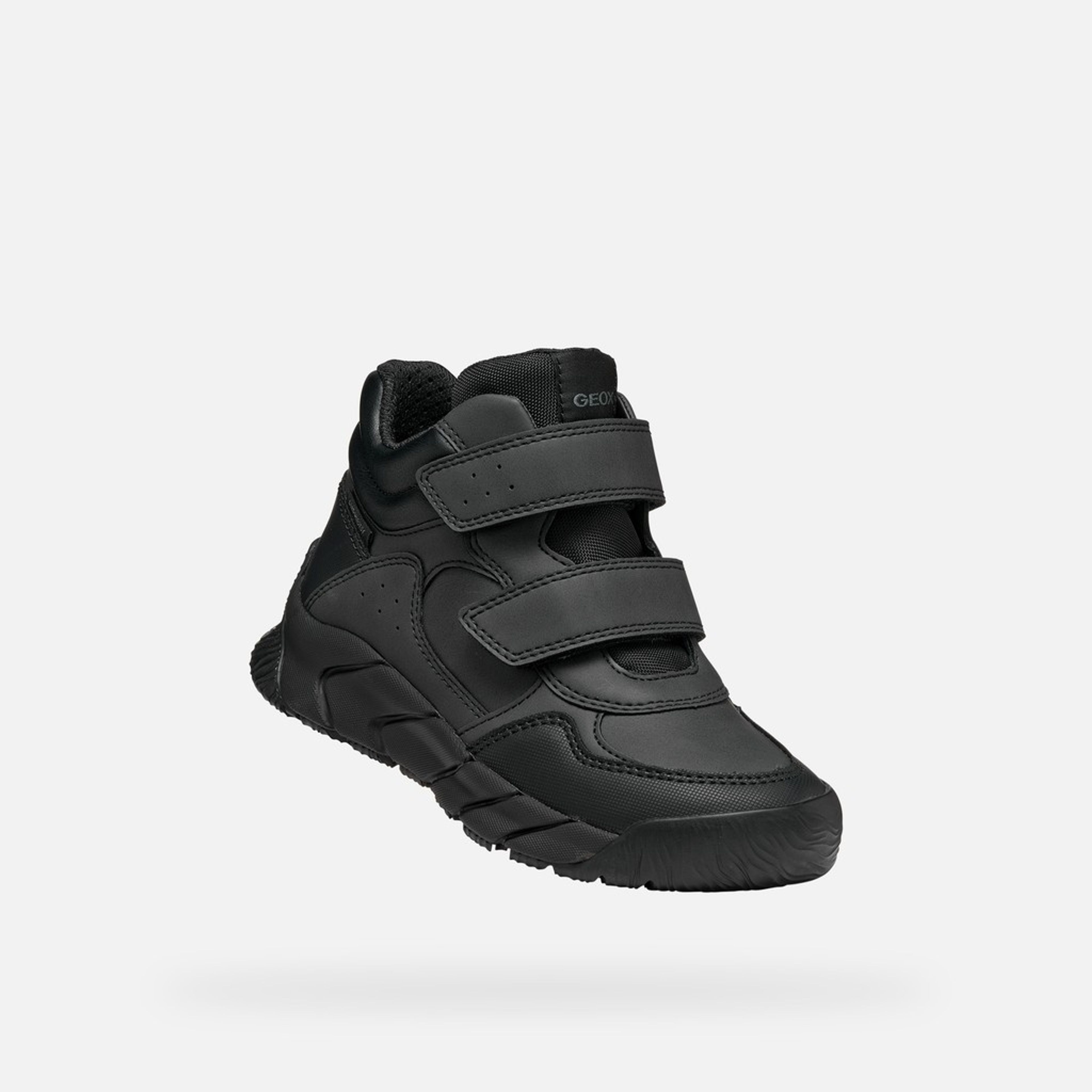 Černá chlapecká kotníková obuv Geox Flexyper Pro B - 005