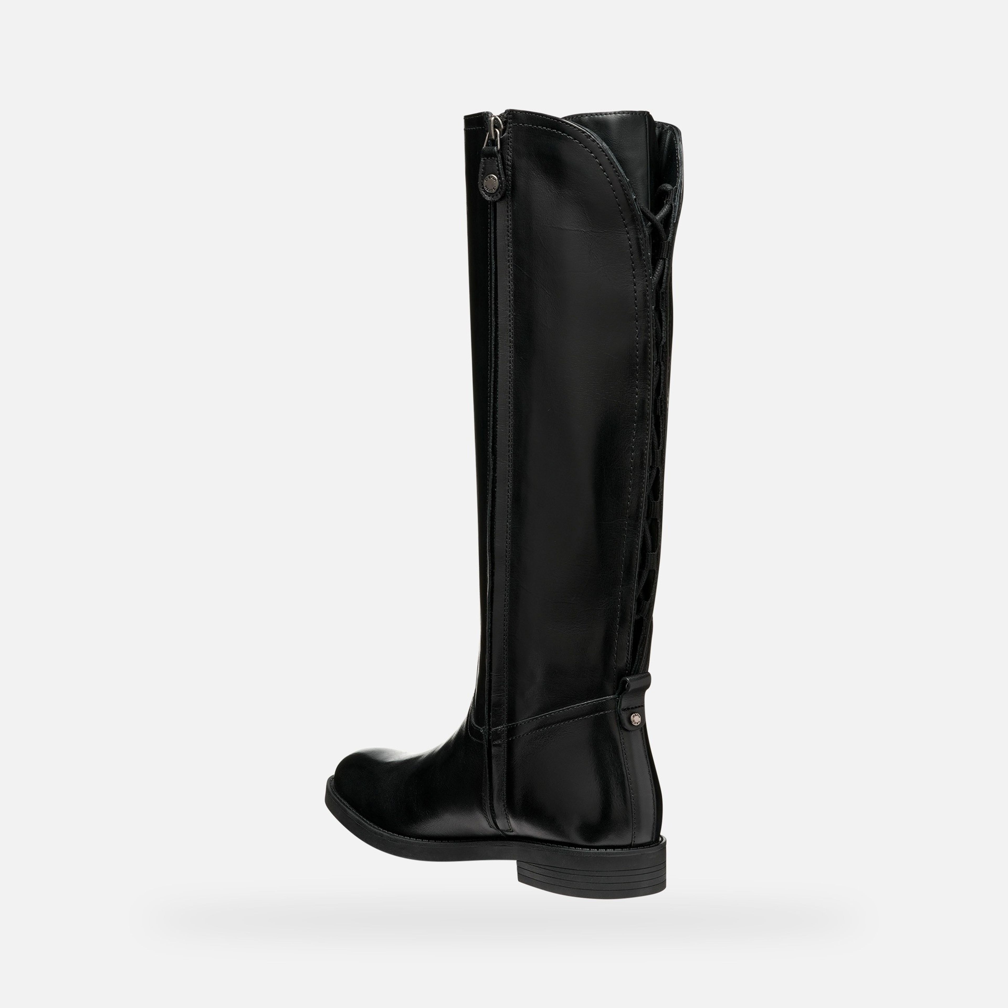 Czarne damskie kozaki Geox Esmeena - 004