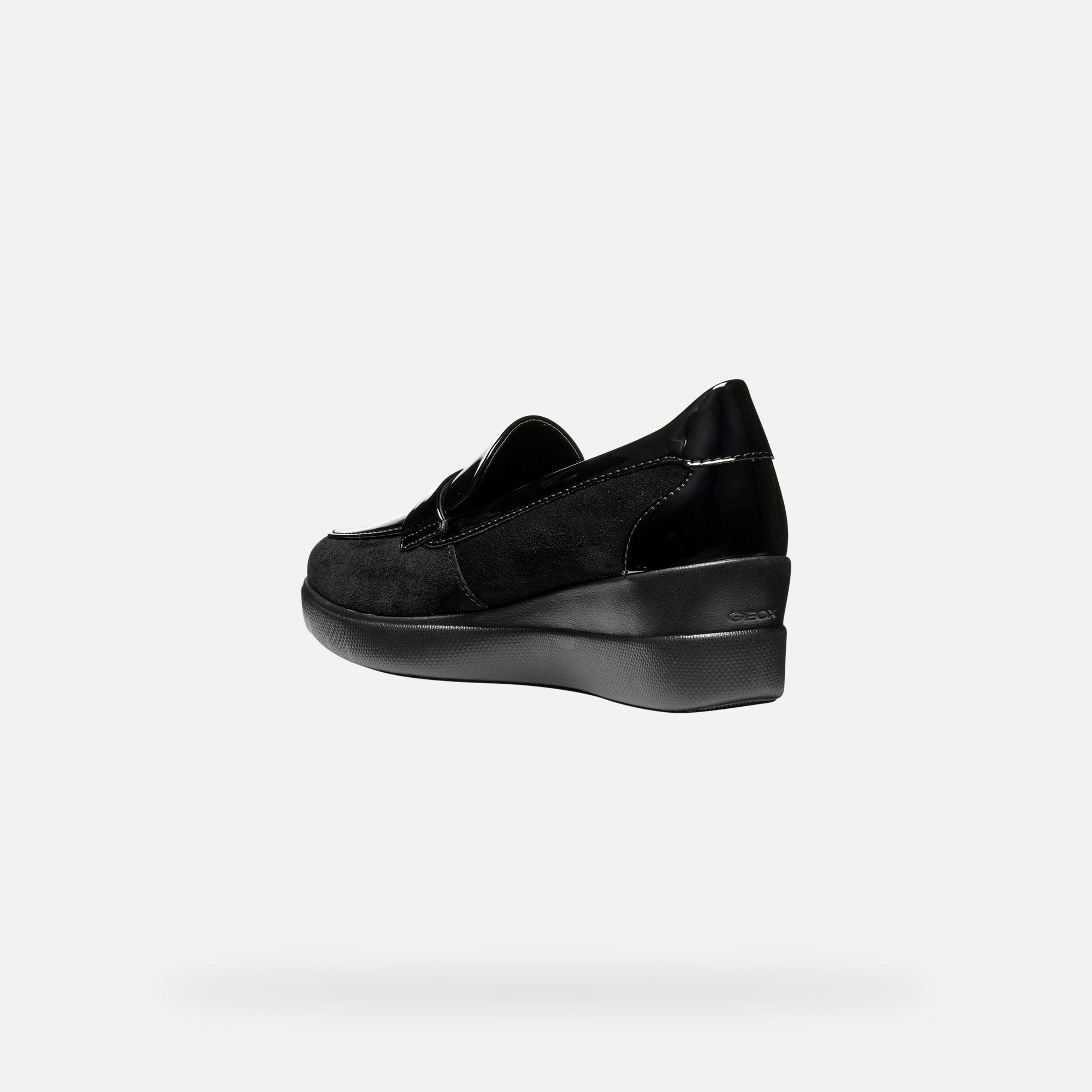 Černé dámské mokasíny Geox Stardust - 005