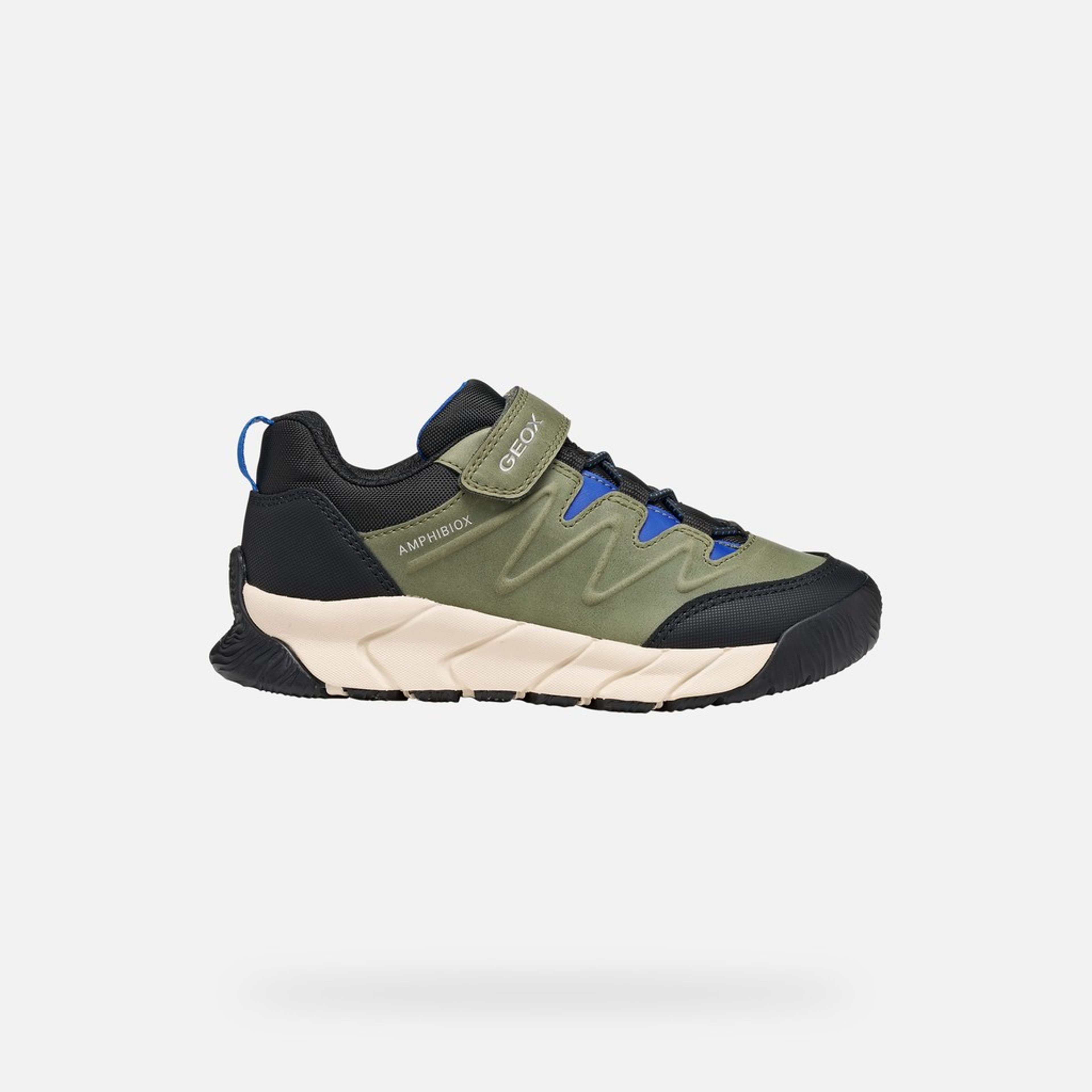 Khaki chlapecké tenisky Geox Flexyper Pro B - 002