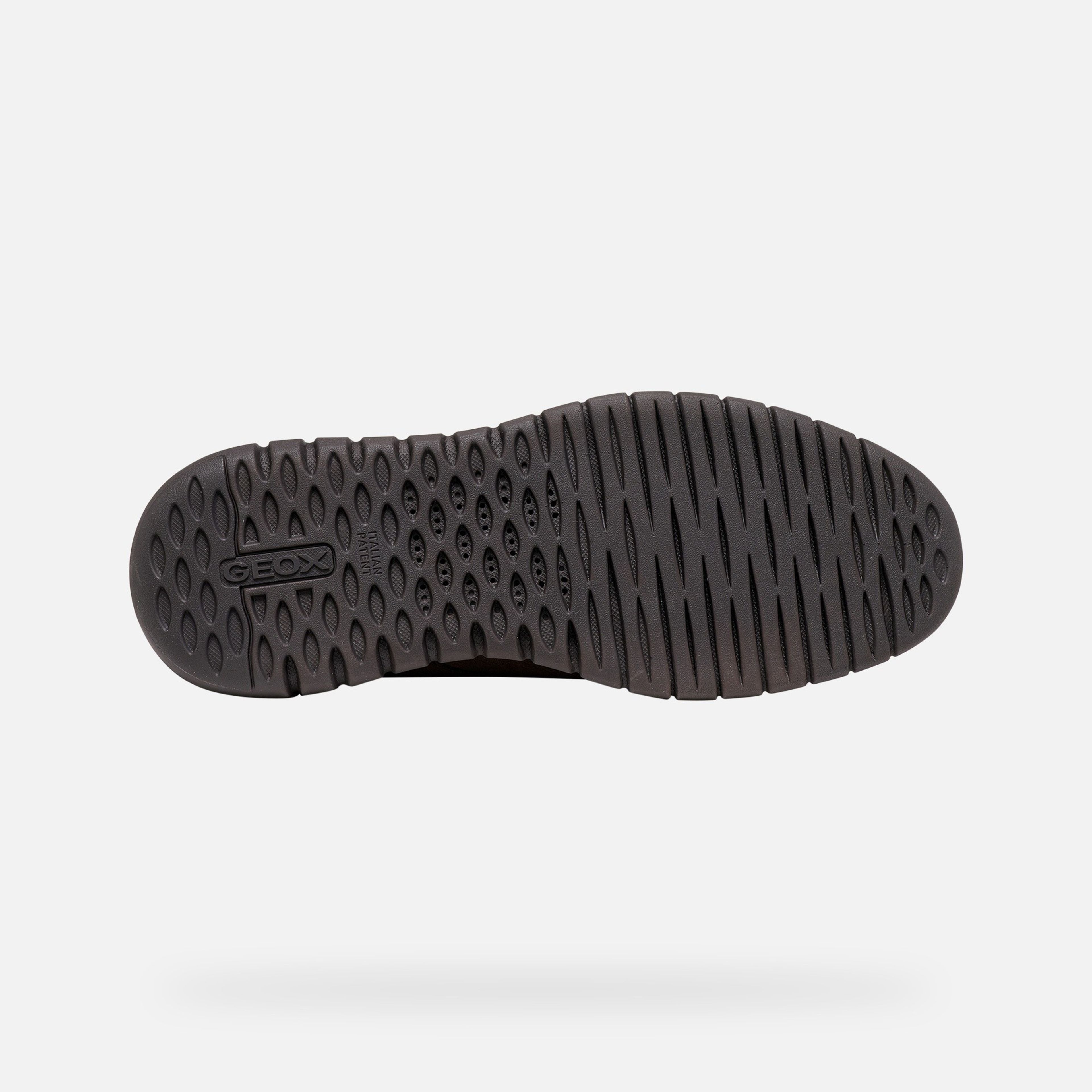 Ciemnobrązowe męskie buty wizytowe Geox Flextride F Plus - 007