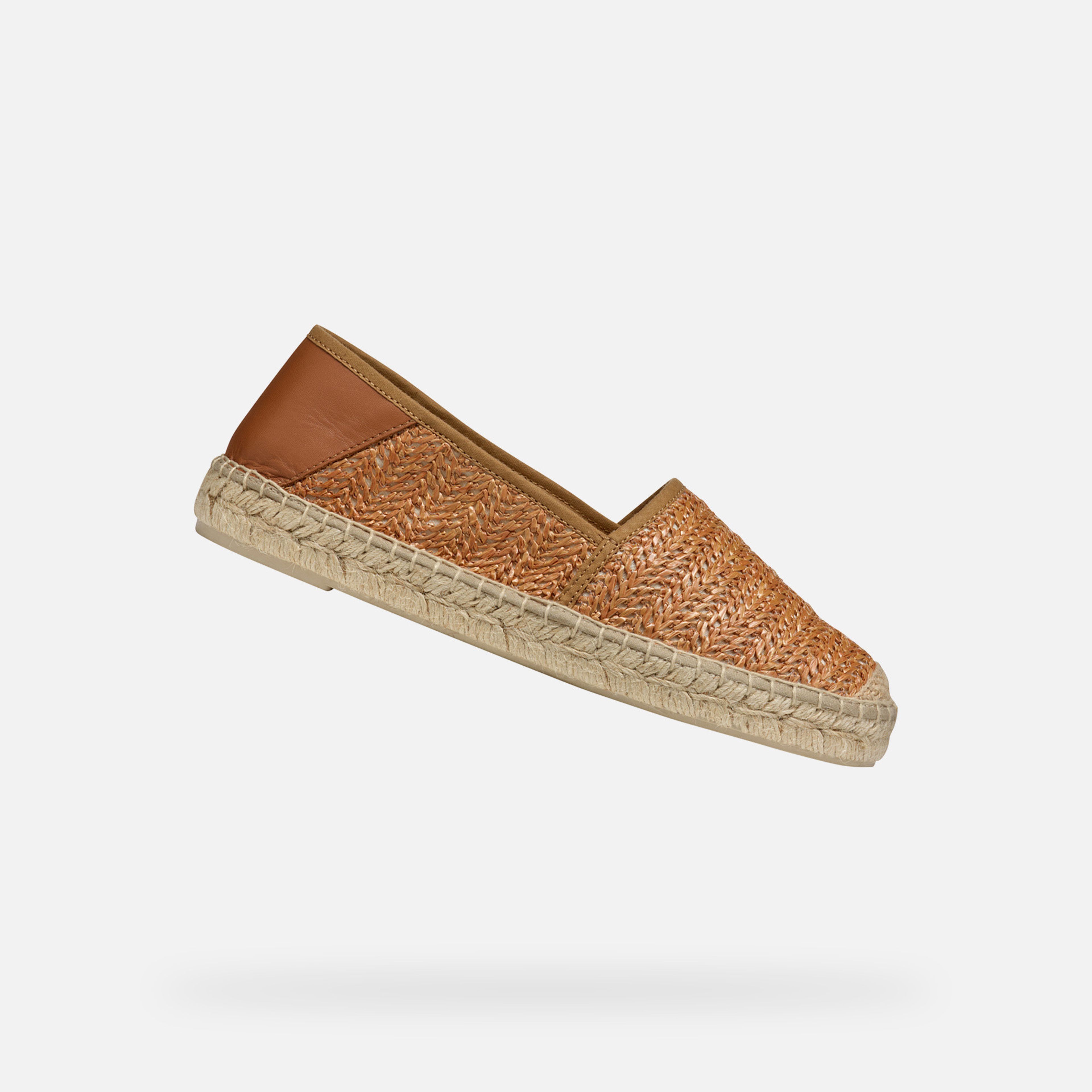 Svetlo hnedé dámske espadrilky Geox Lampedusa