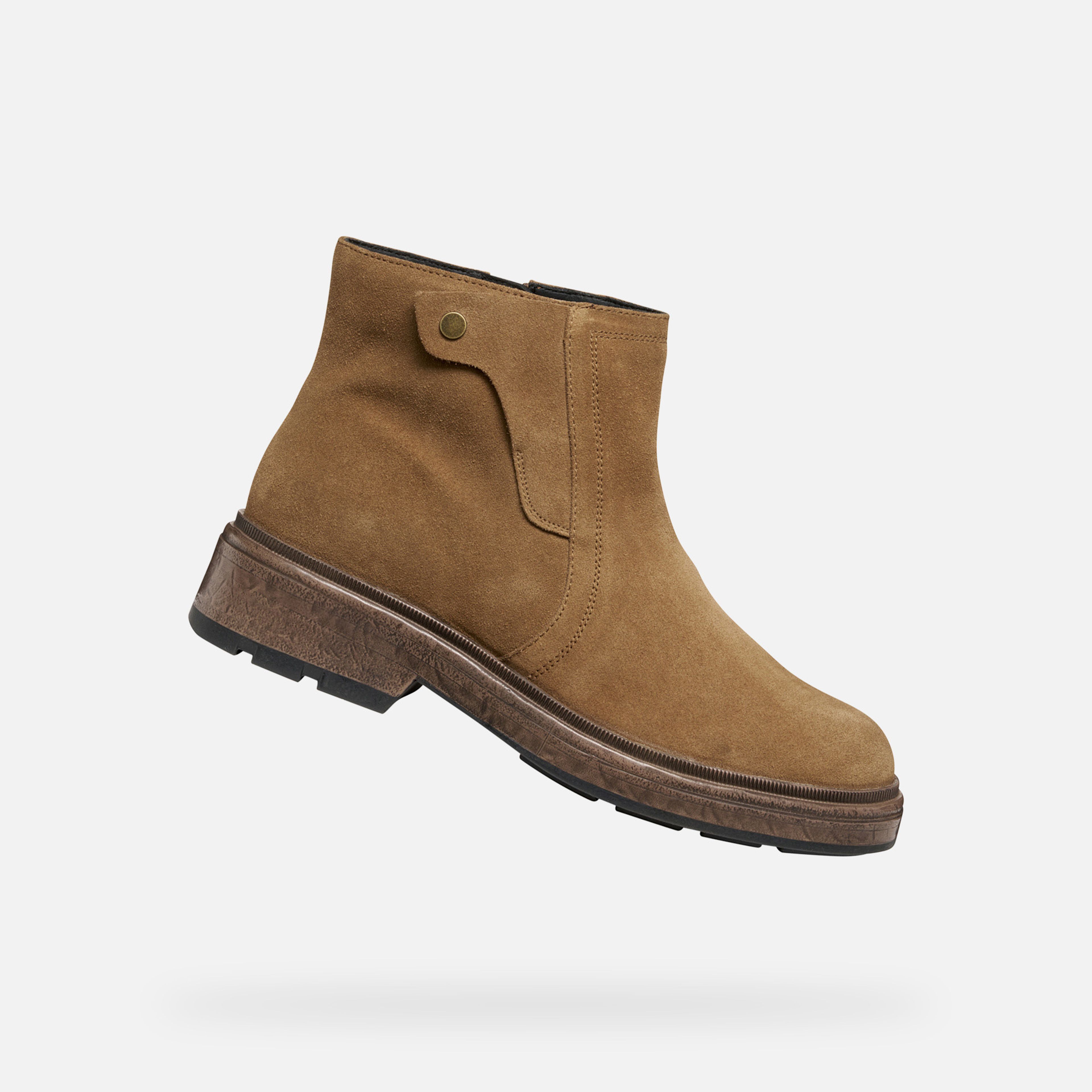 Hnědá dámská kotníková obuv Geox Swelen - 001