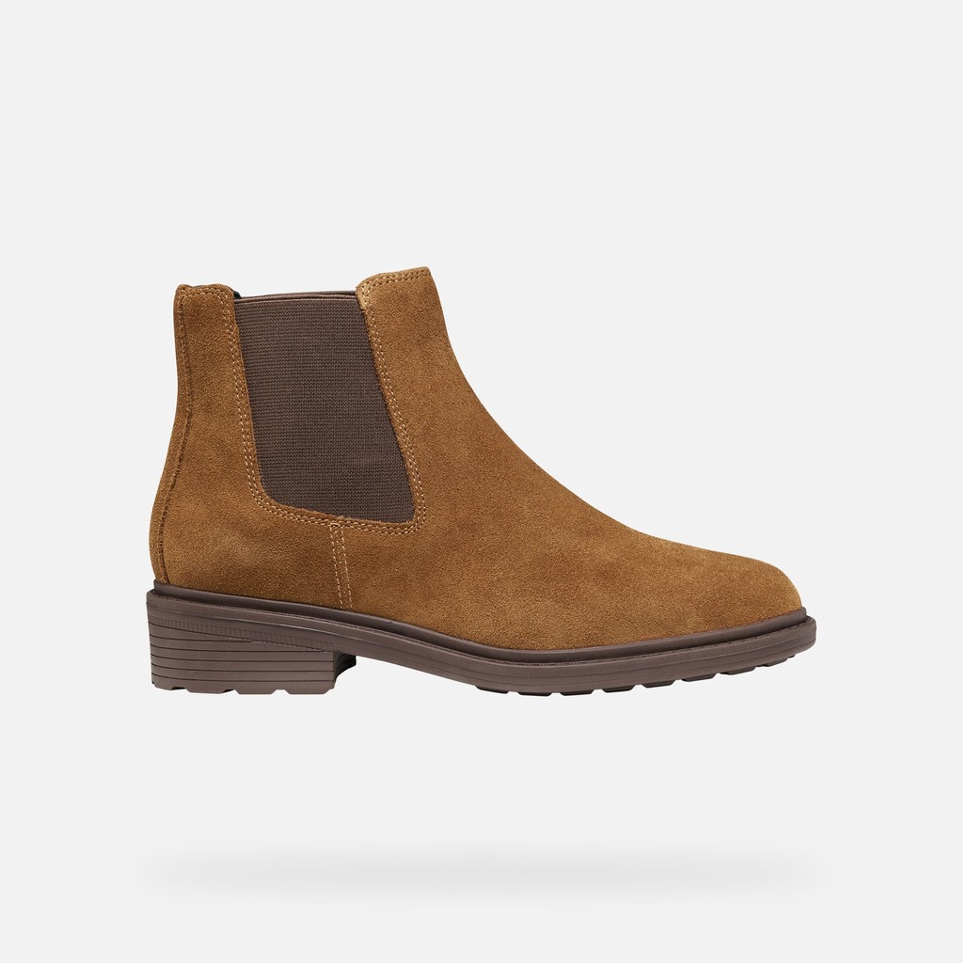 Hnědá dámská kotníková obuv Geox Walk Pleasure - 002