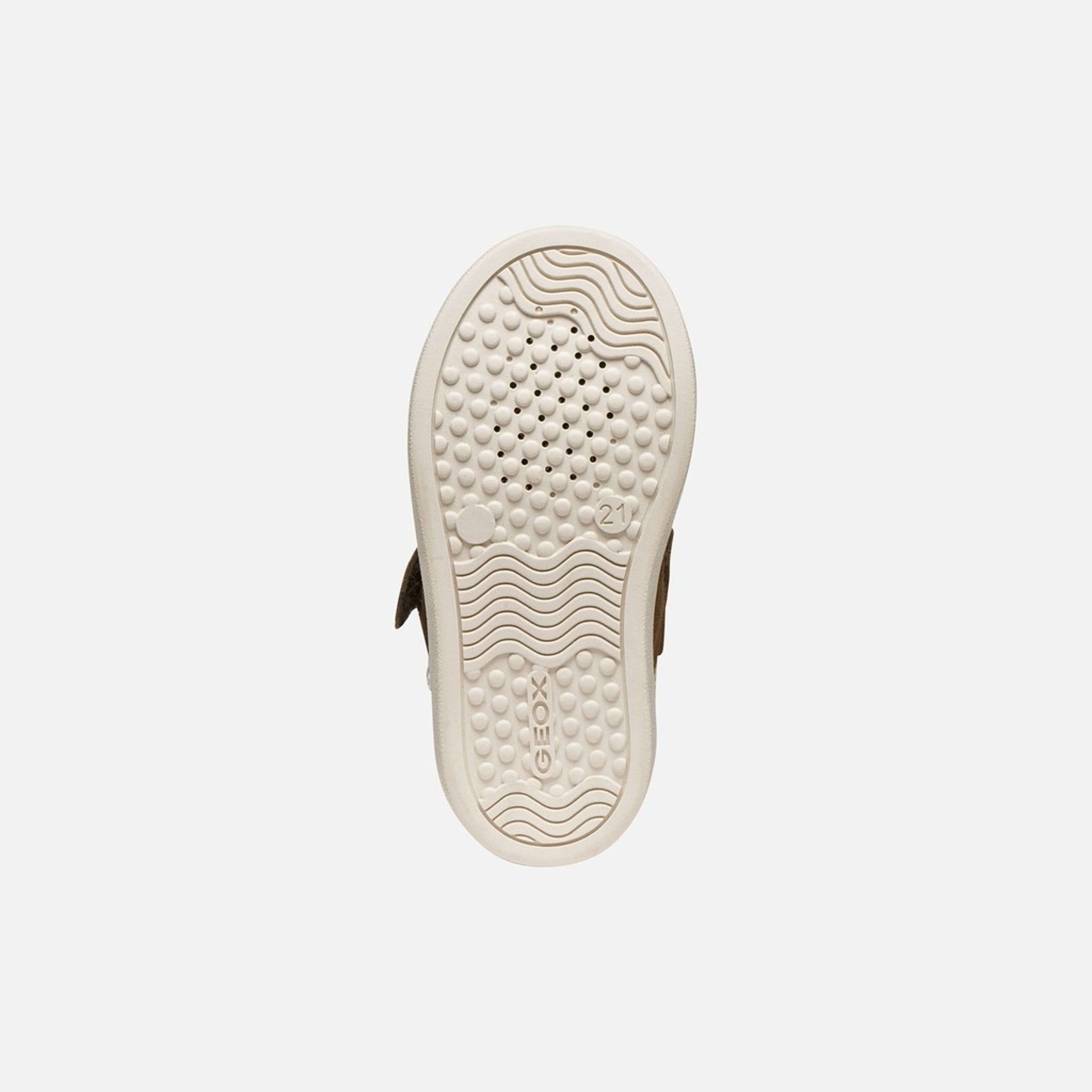 Sneakers maro închis pentru băieți Geox Nashik WPF - 007