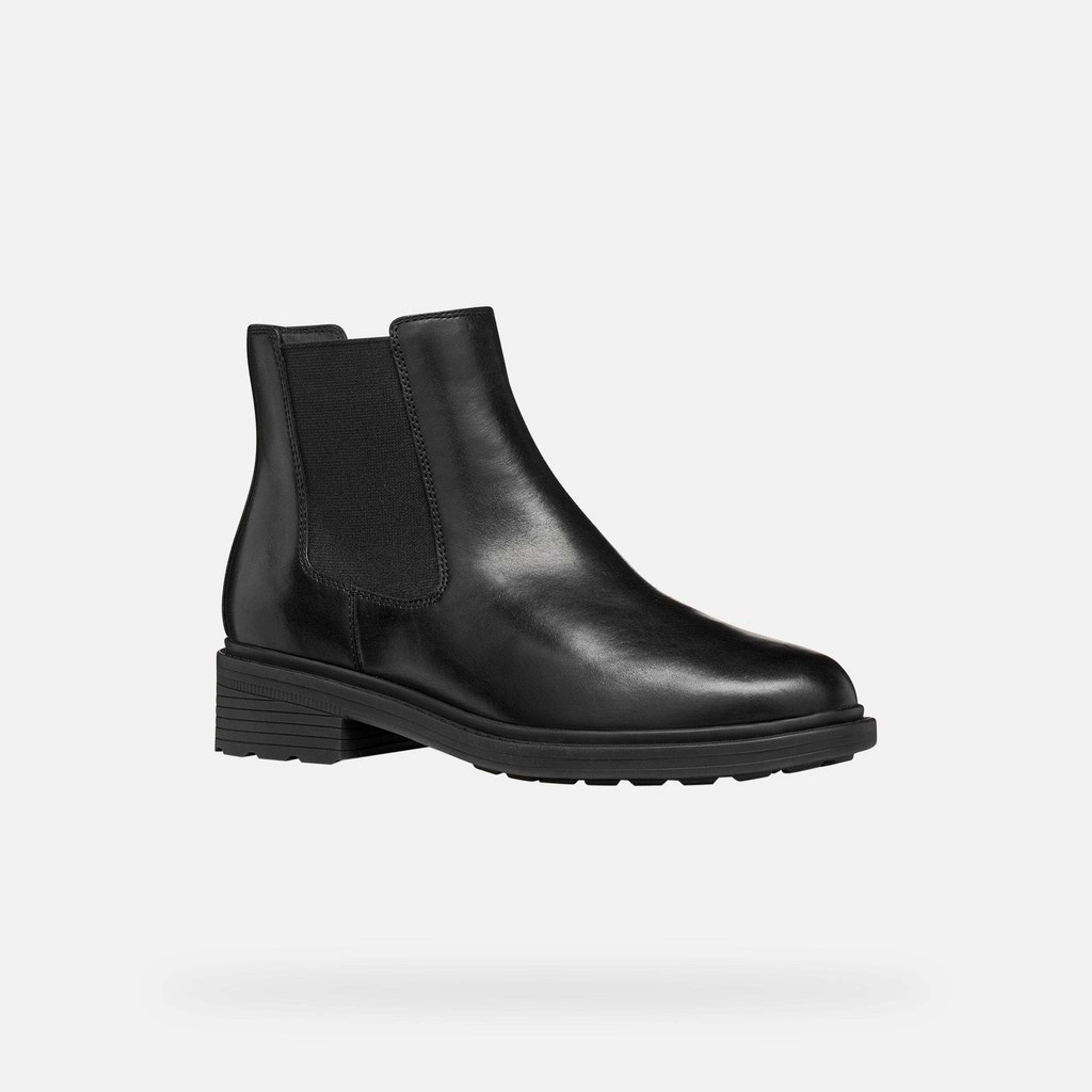 Ghete negre pentru femei Geox Walk Pleasure B - 003
