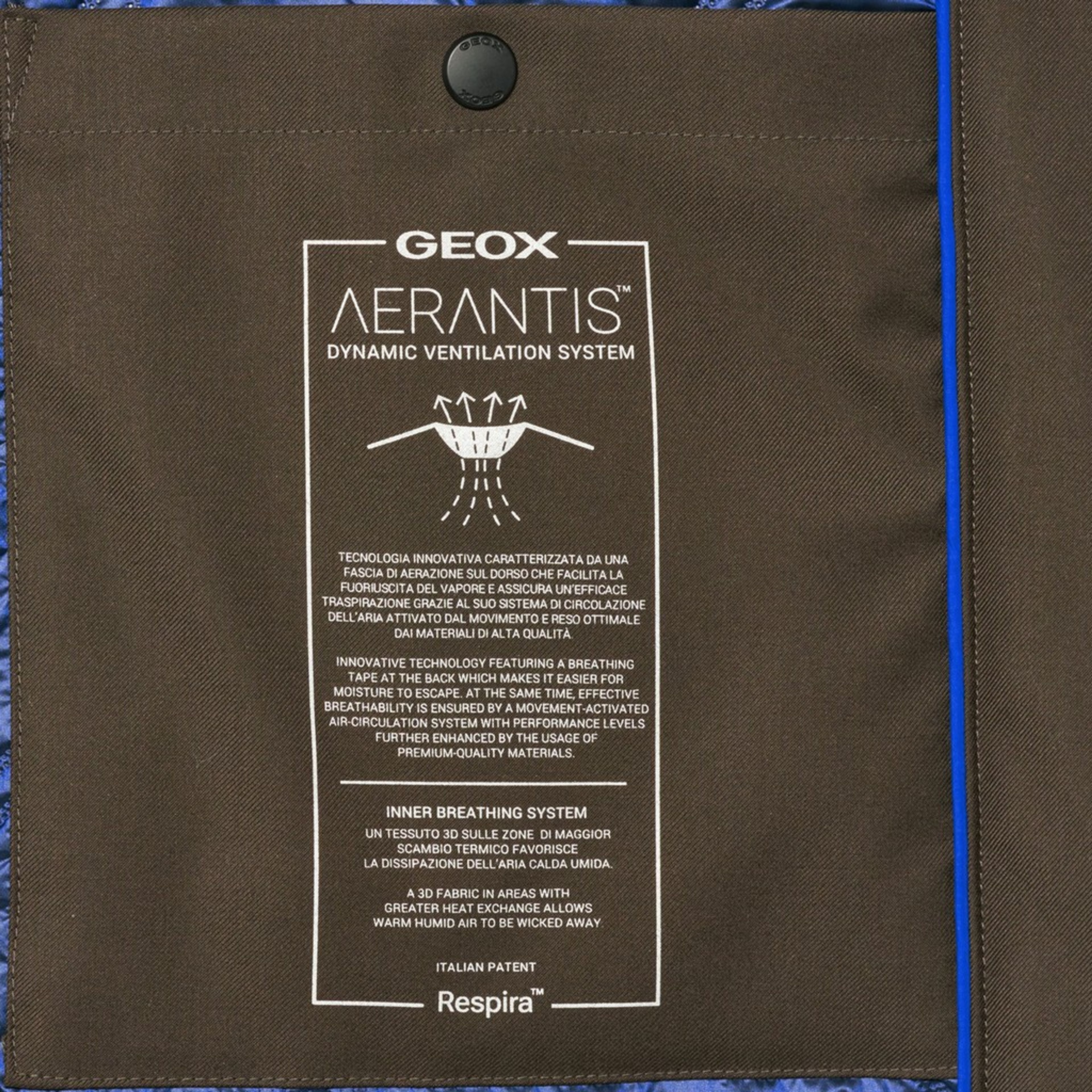 Khaki pánska bunda Geox Recanati - 012