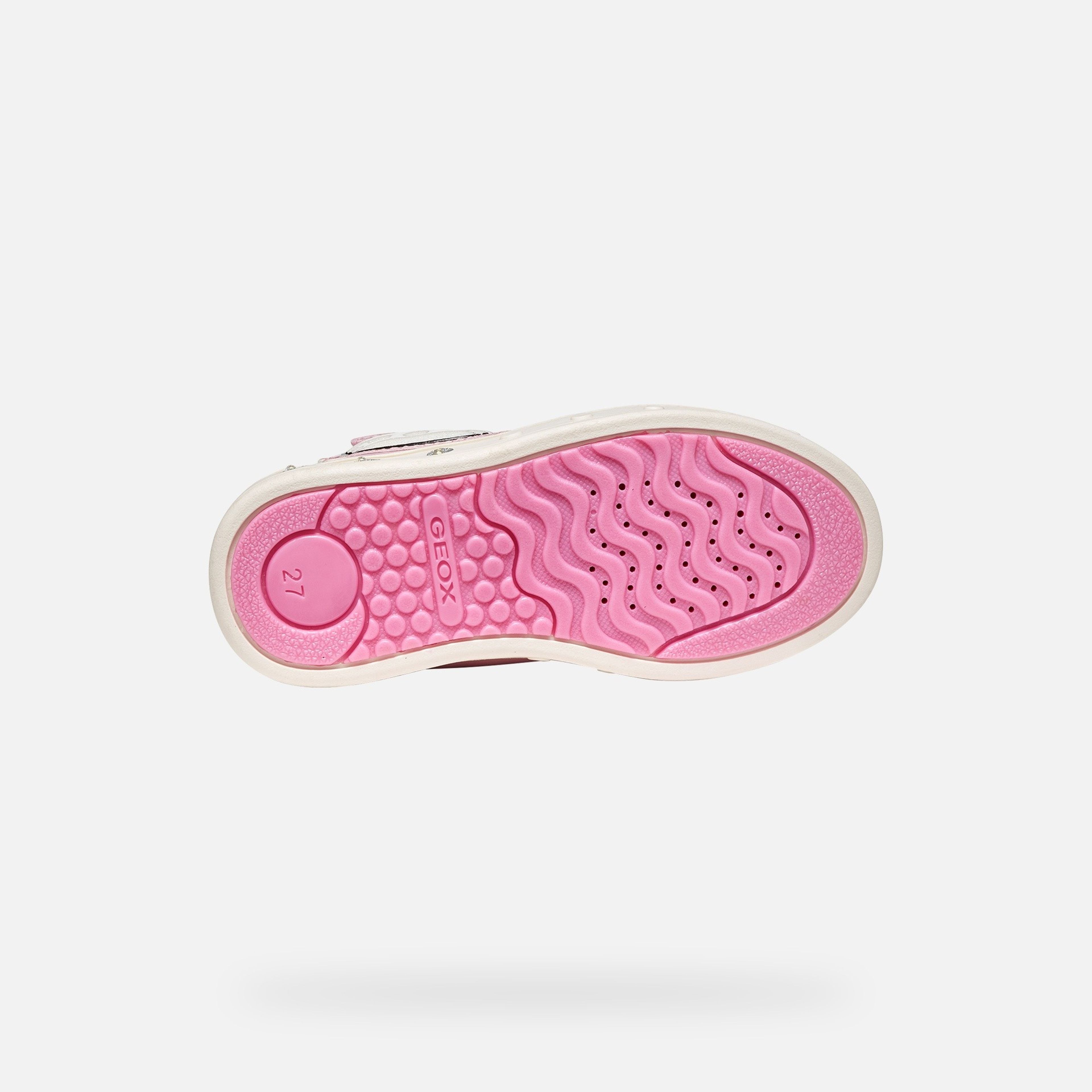 Ružové dievčenské tenisky Geox Skylin - 007
