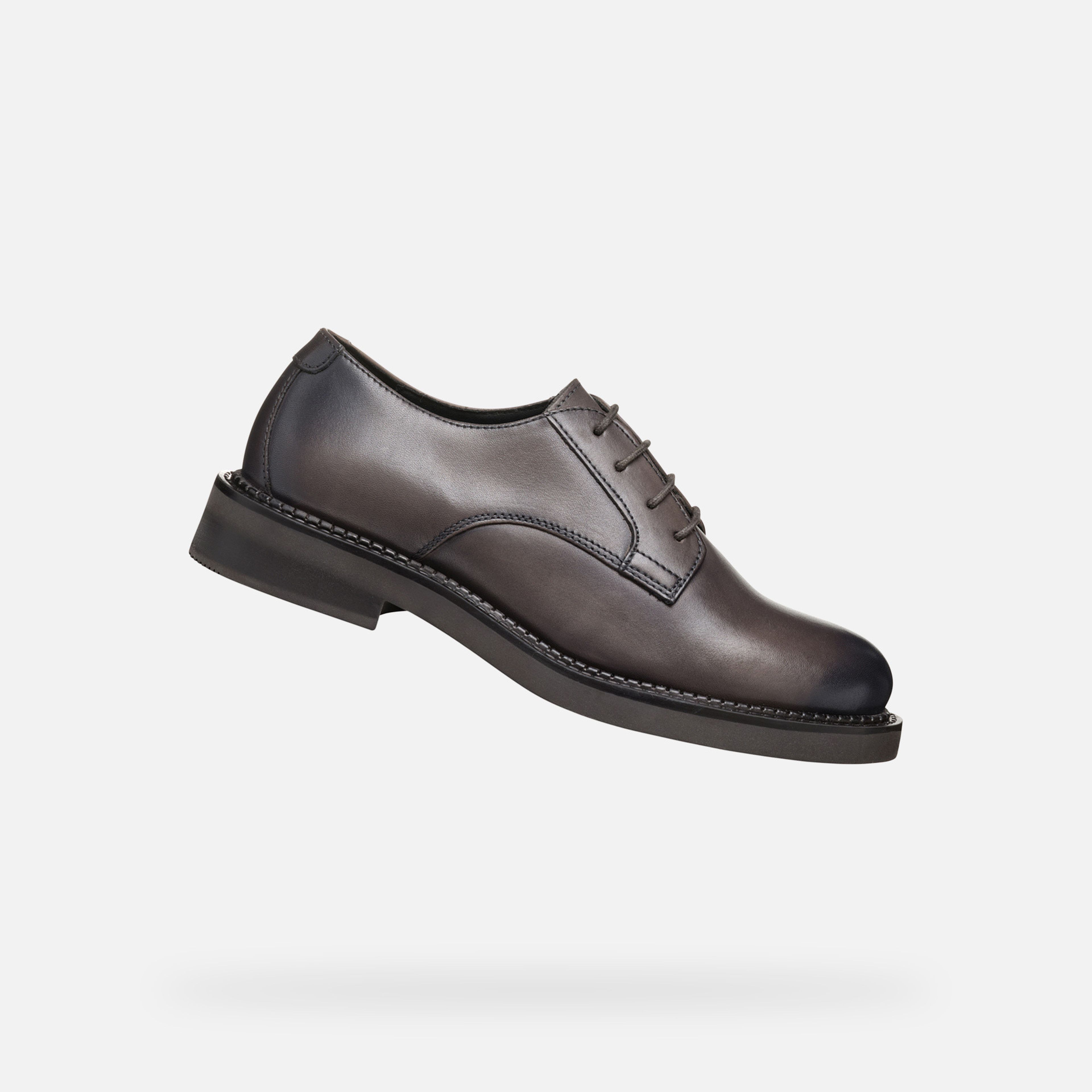 Tmavě hnědé dámské polobotky Geox Serilda