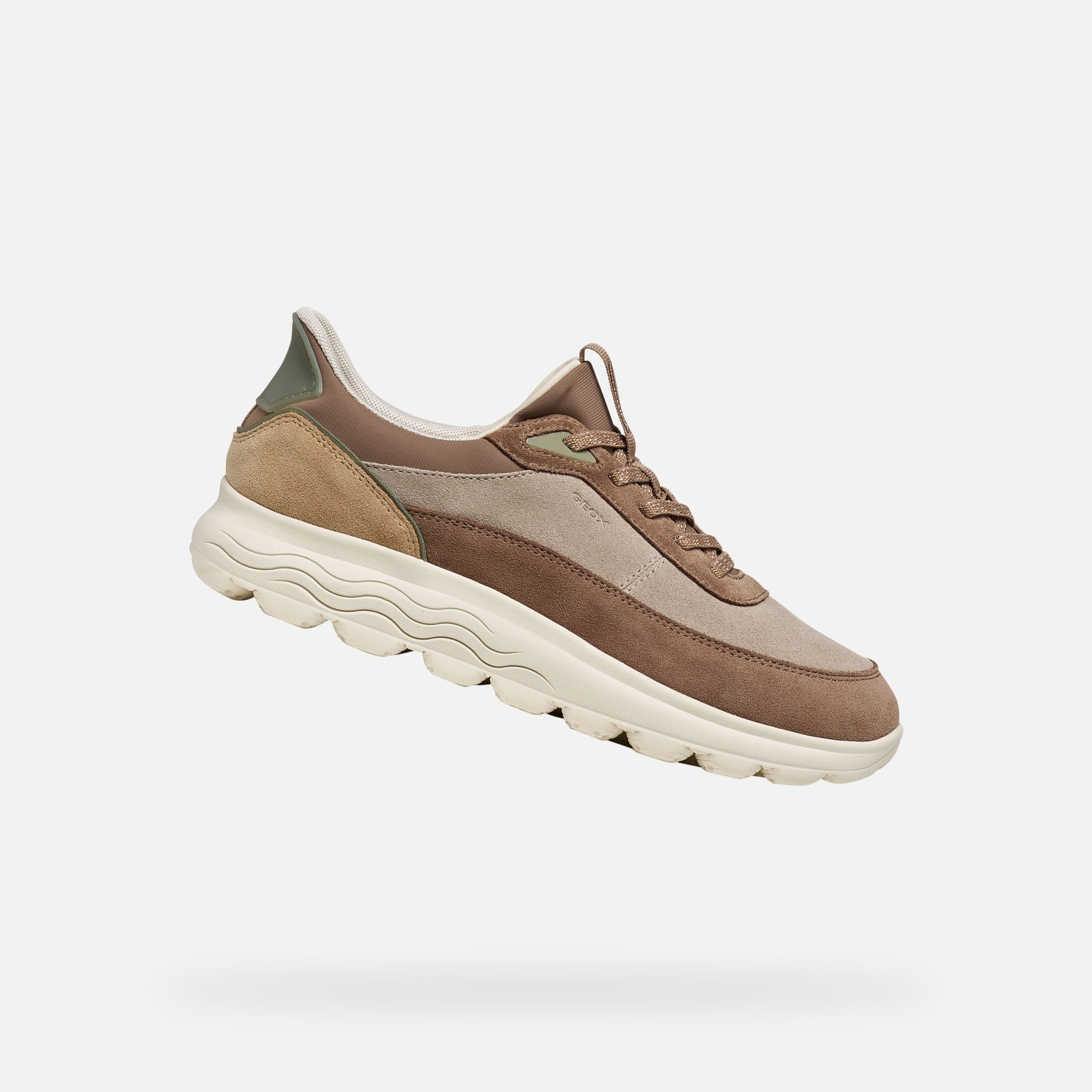 Béžové dámské tenisky Geox Spherica Plus Fast in - 001