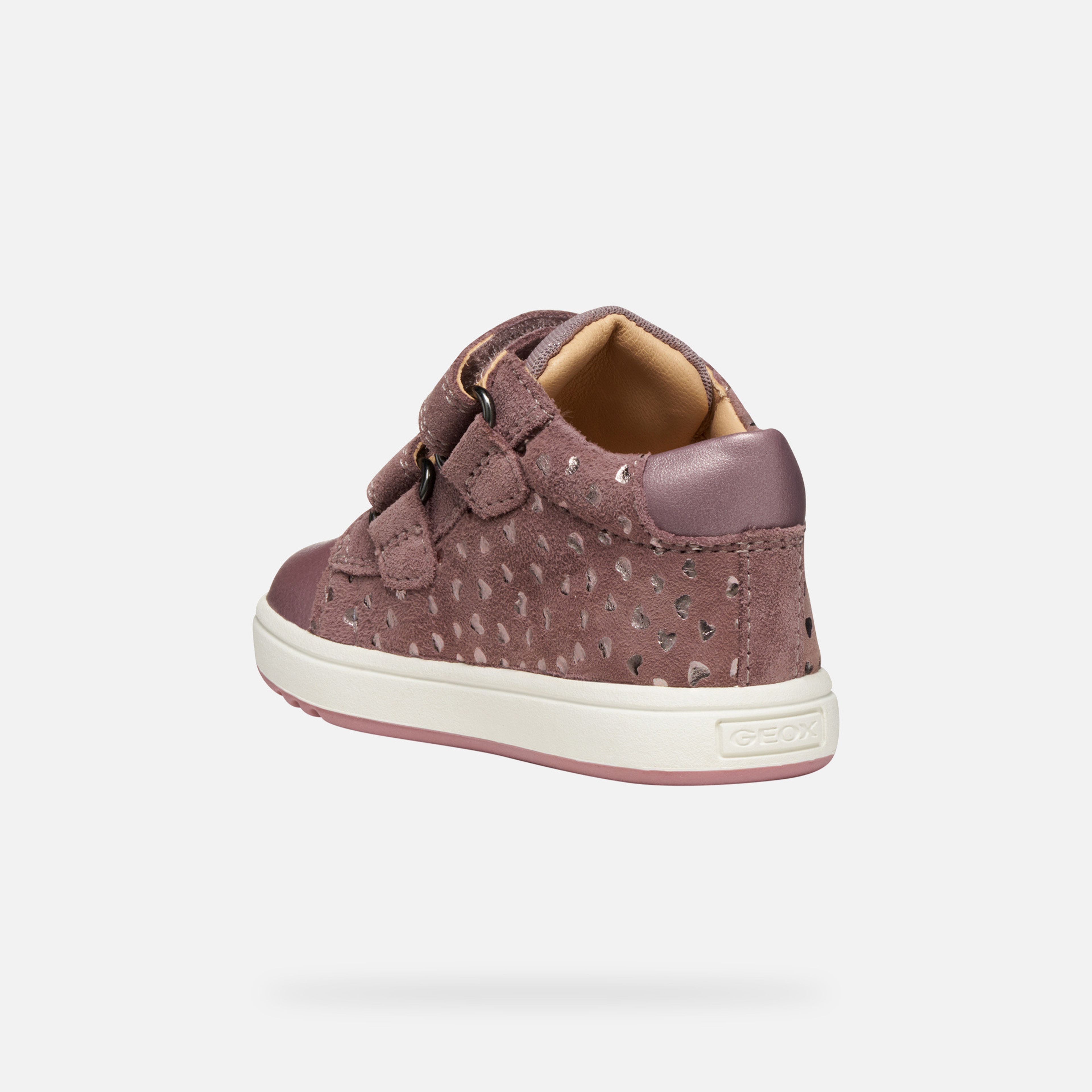 Pierwsze kroki dziewcząt Geox Biglia Old Pink - 004