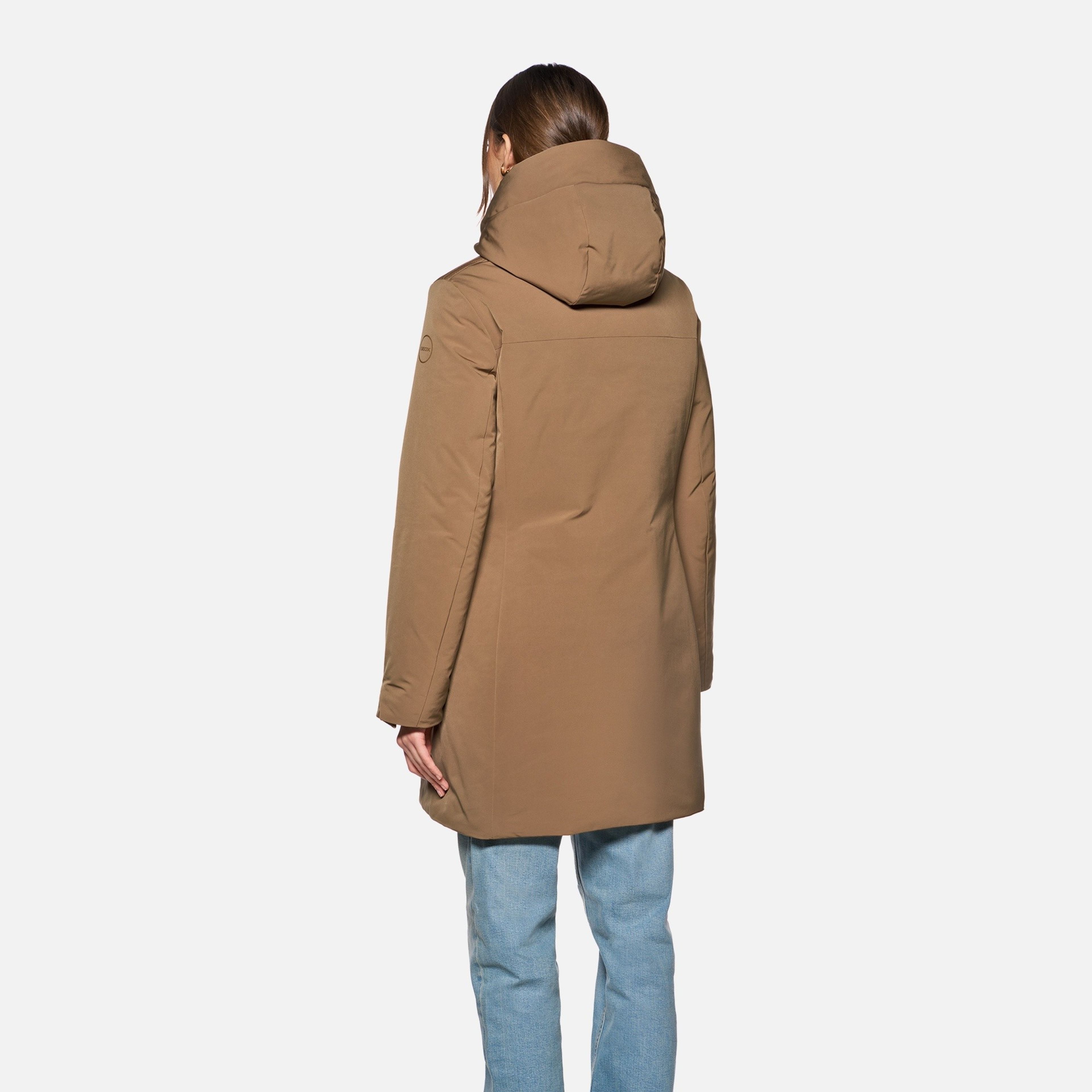 Hnedá dámska bunda Geox Spherica - 004