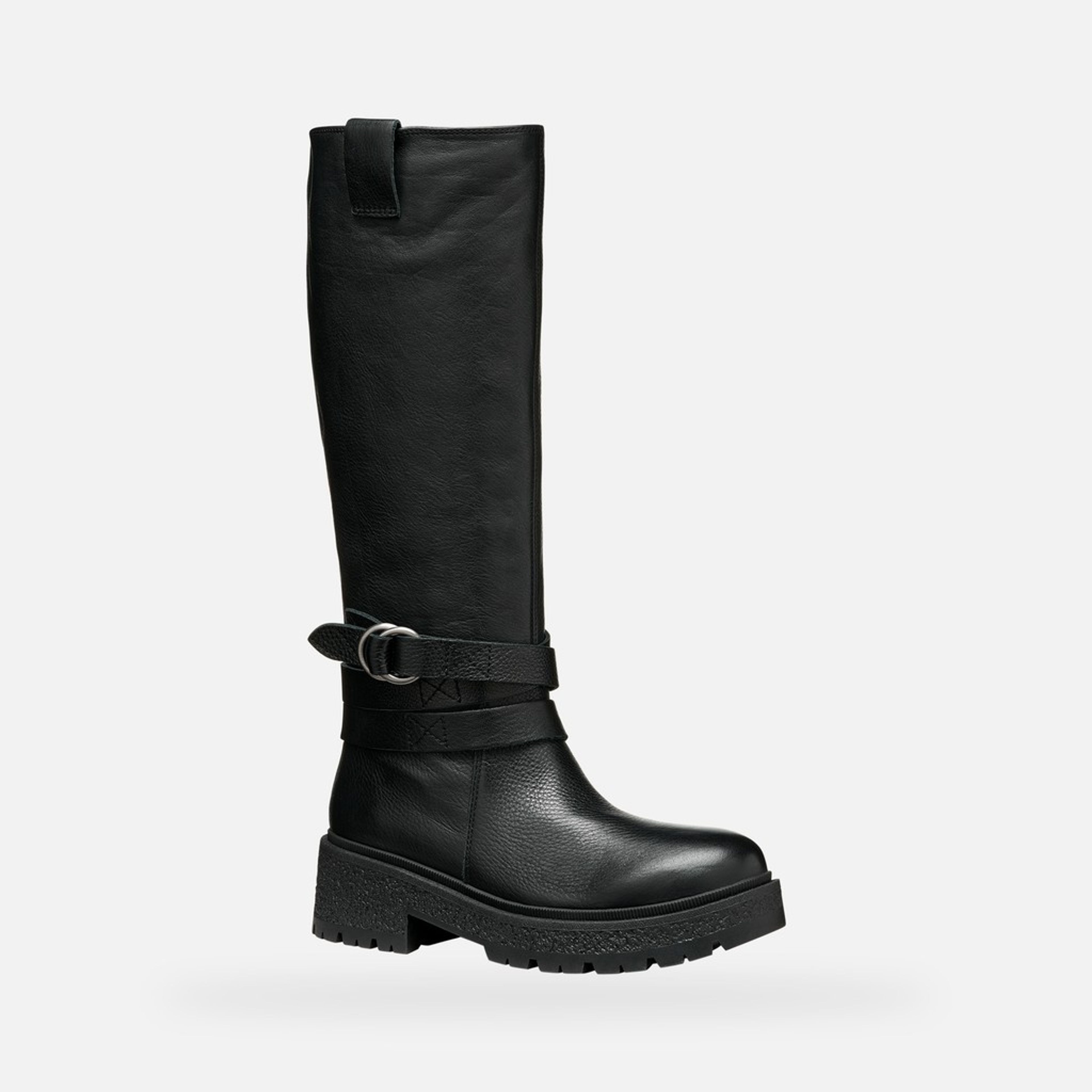Čierne dámske čižmy Geox Eivette - 002
