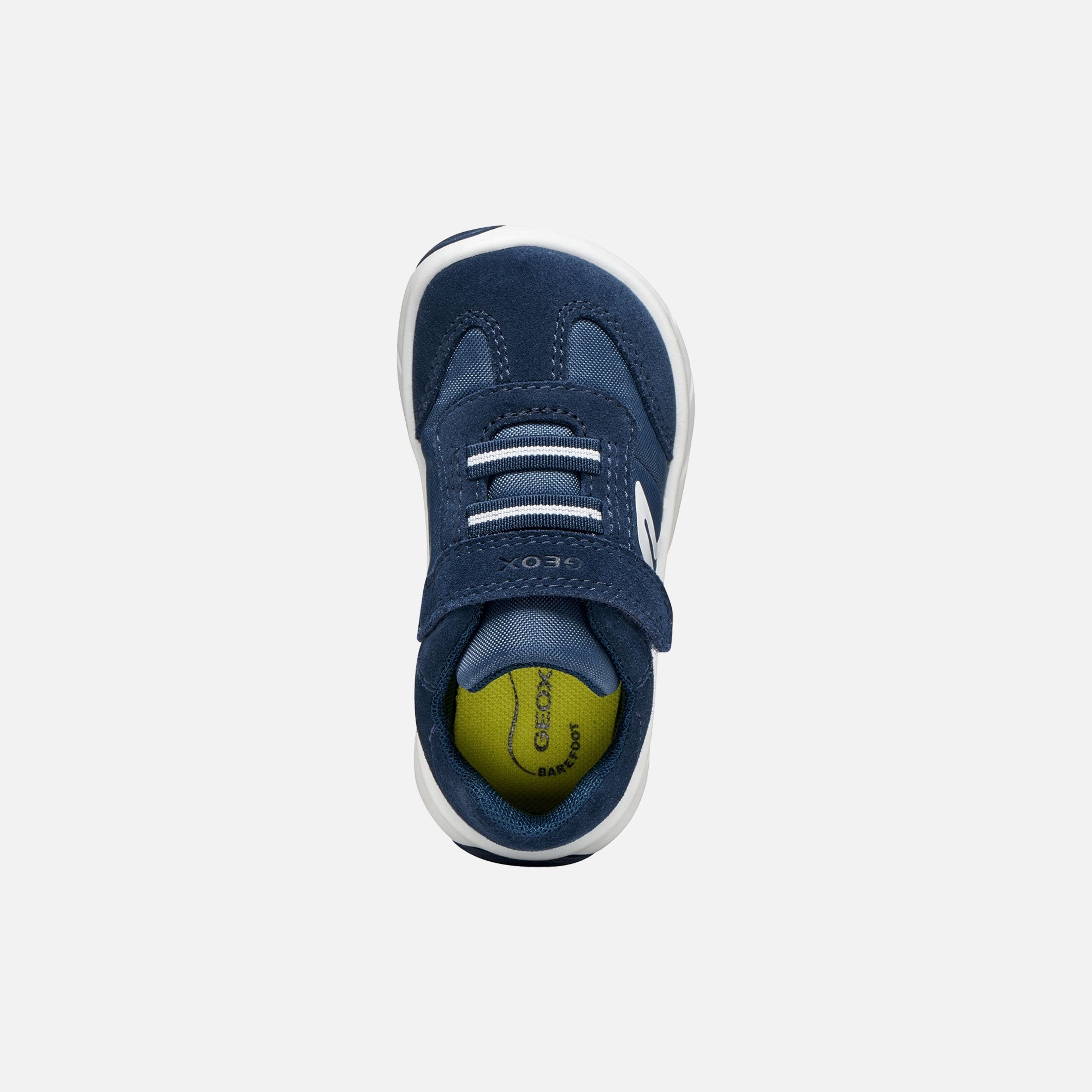 Granatowe chłopięce tenisówki barefoot Geox Foot-run - 006