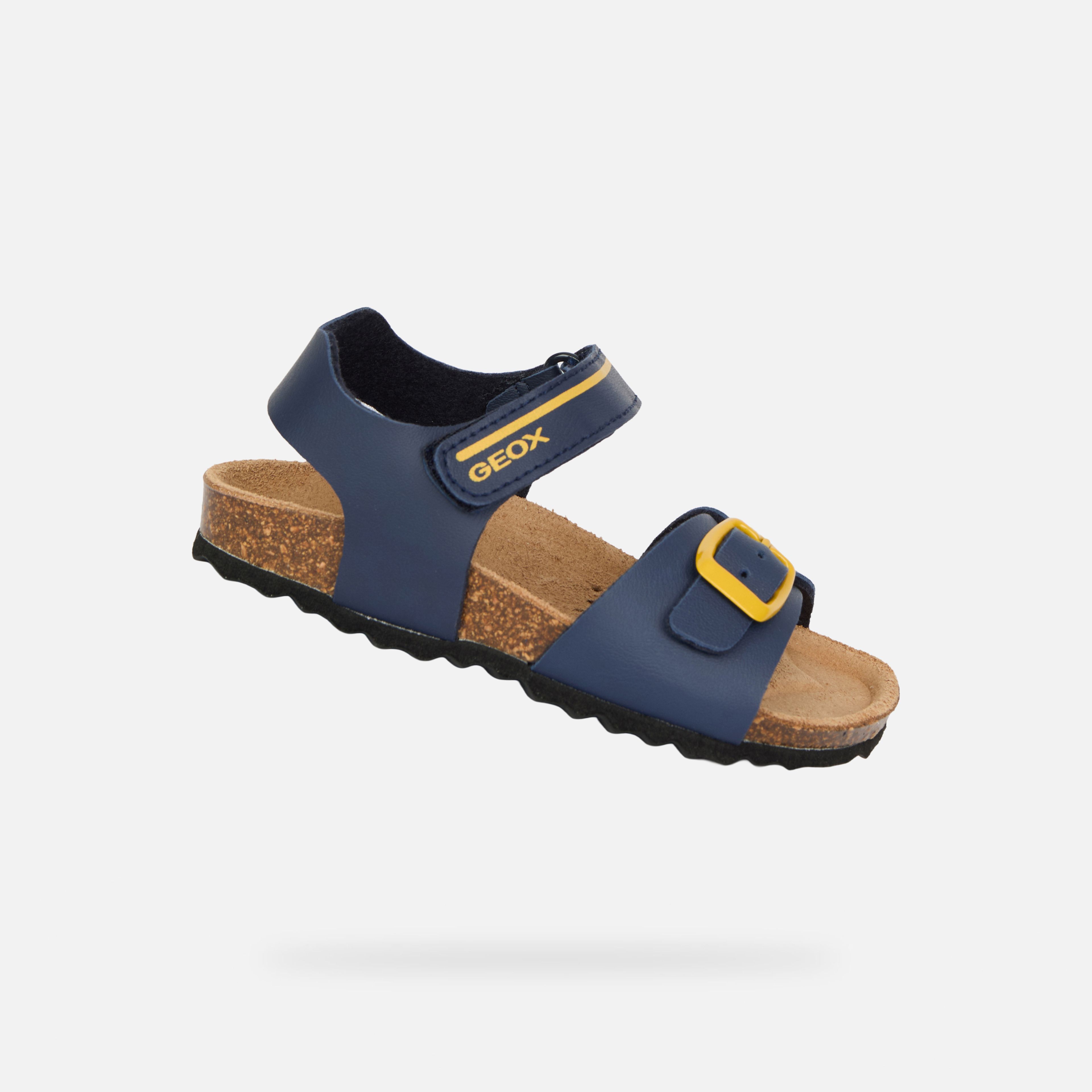 Granatowe chłopięce sandały Geox Chalki