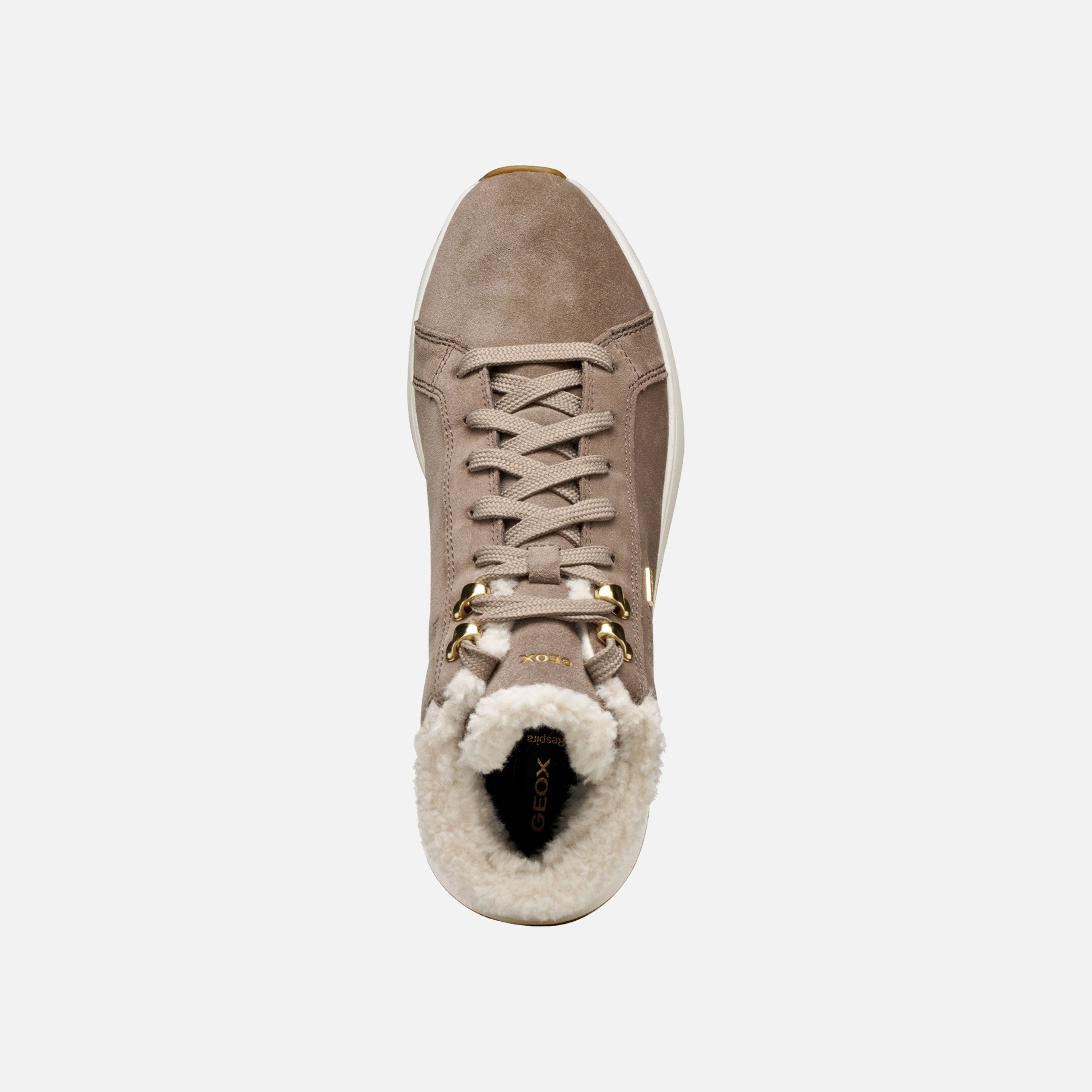 Sneakers maro închis pentru femei Geox Spherica Actif X2 - 007