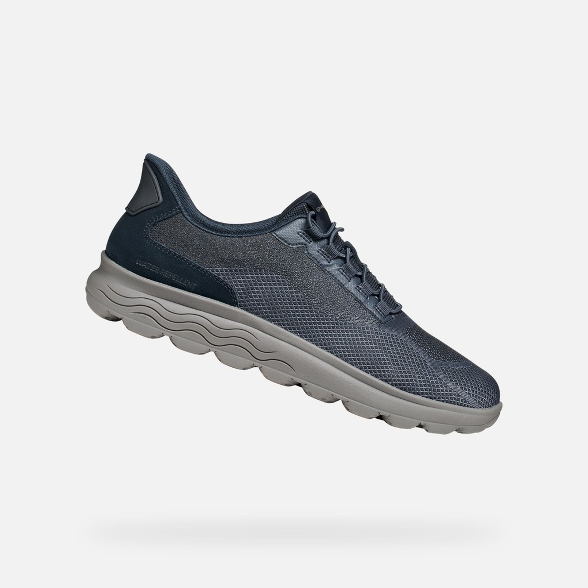 Sneakers albastru închis pentru bărbați Geox Spherica Plus WR - 001