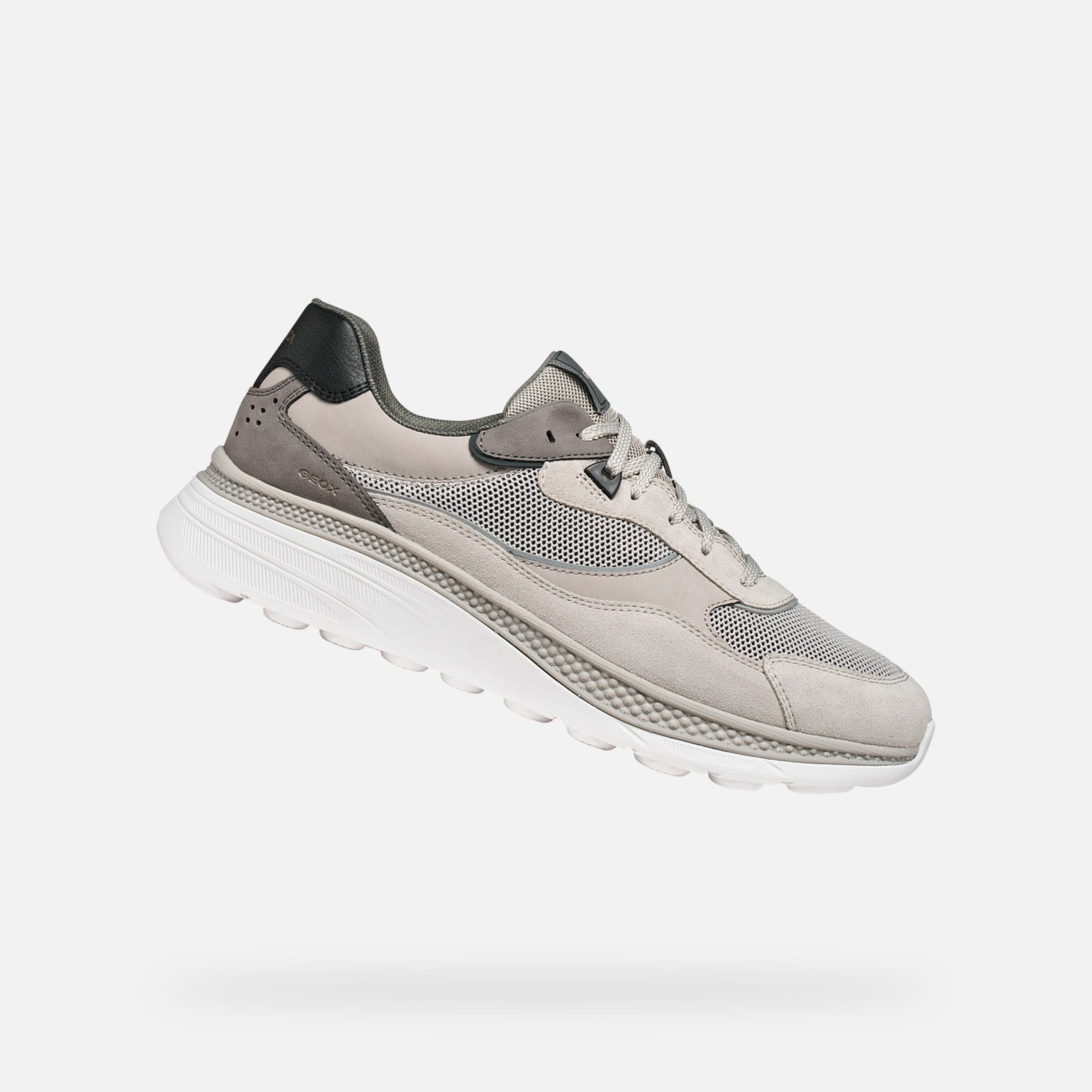 Světle šedé pánské tenisky Geox Spherica Actif X1