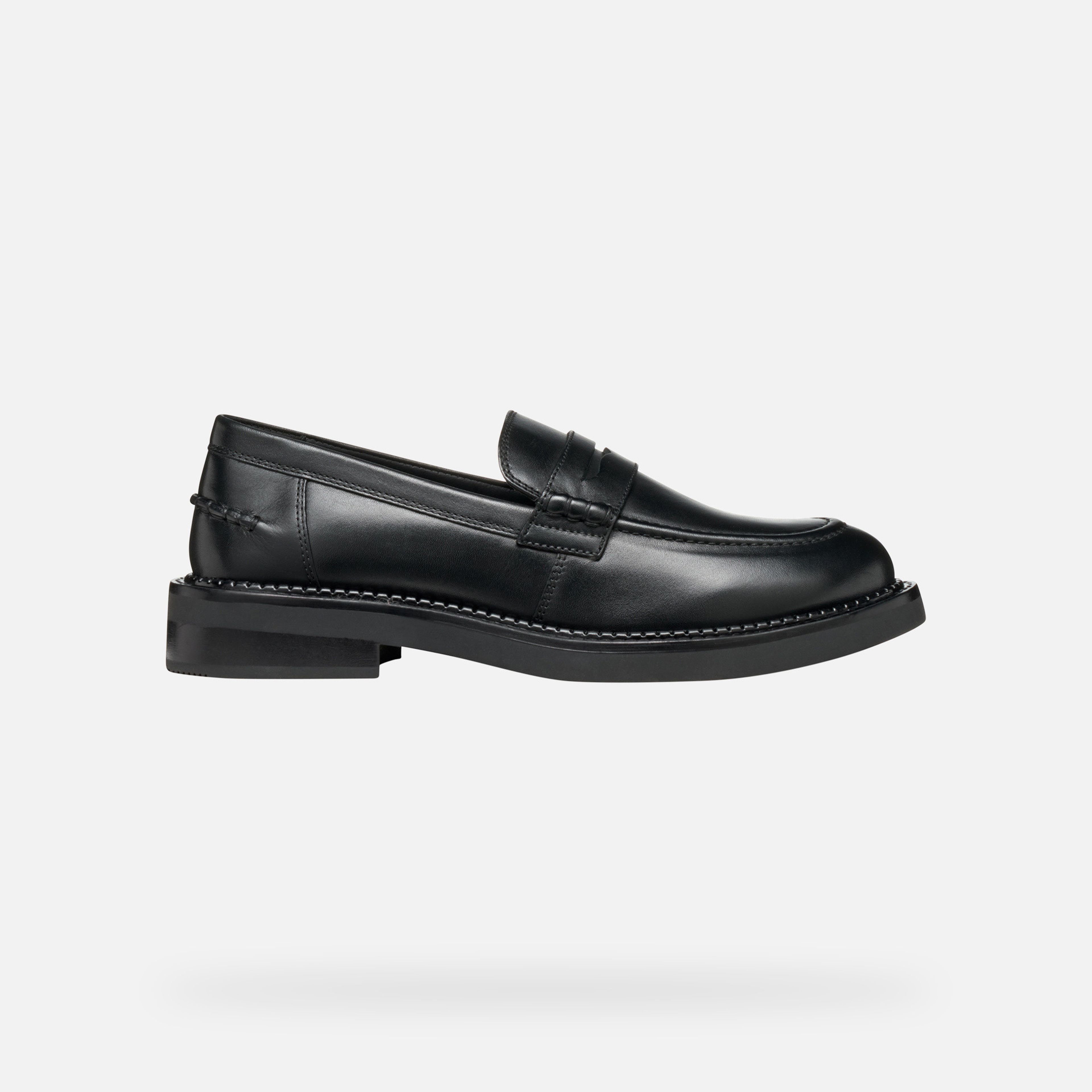 Černé dámské mokasíny Geox Serilda - 002