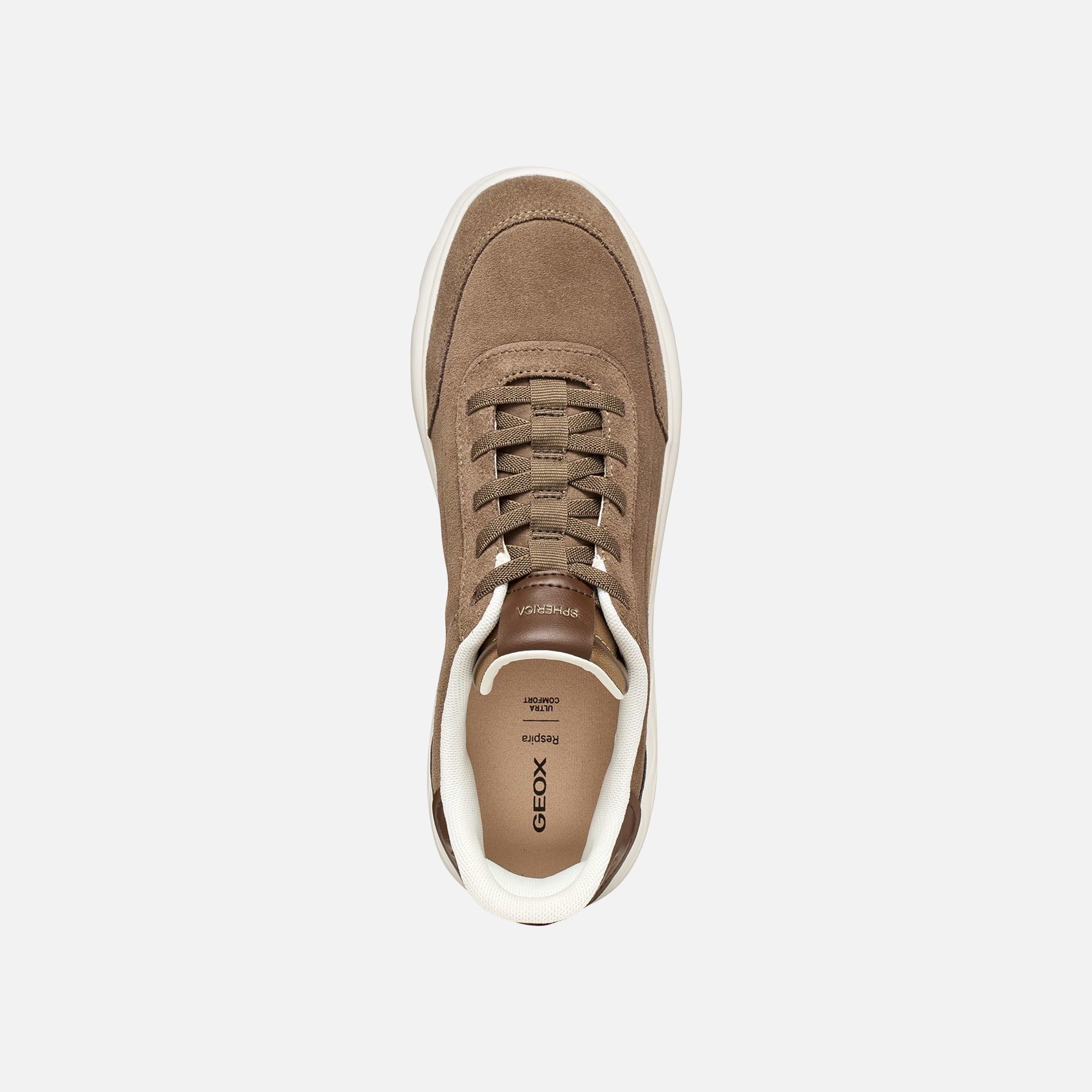 Hnědé dámské tenisky Geox Spherica Plus - 005