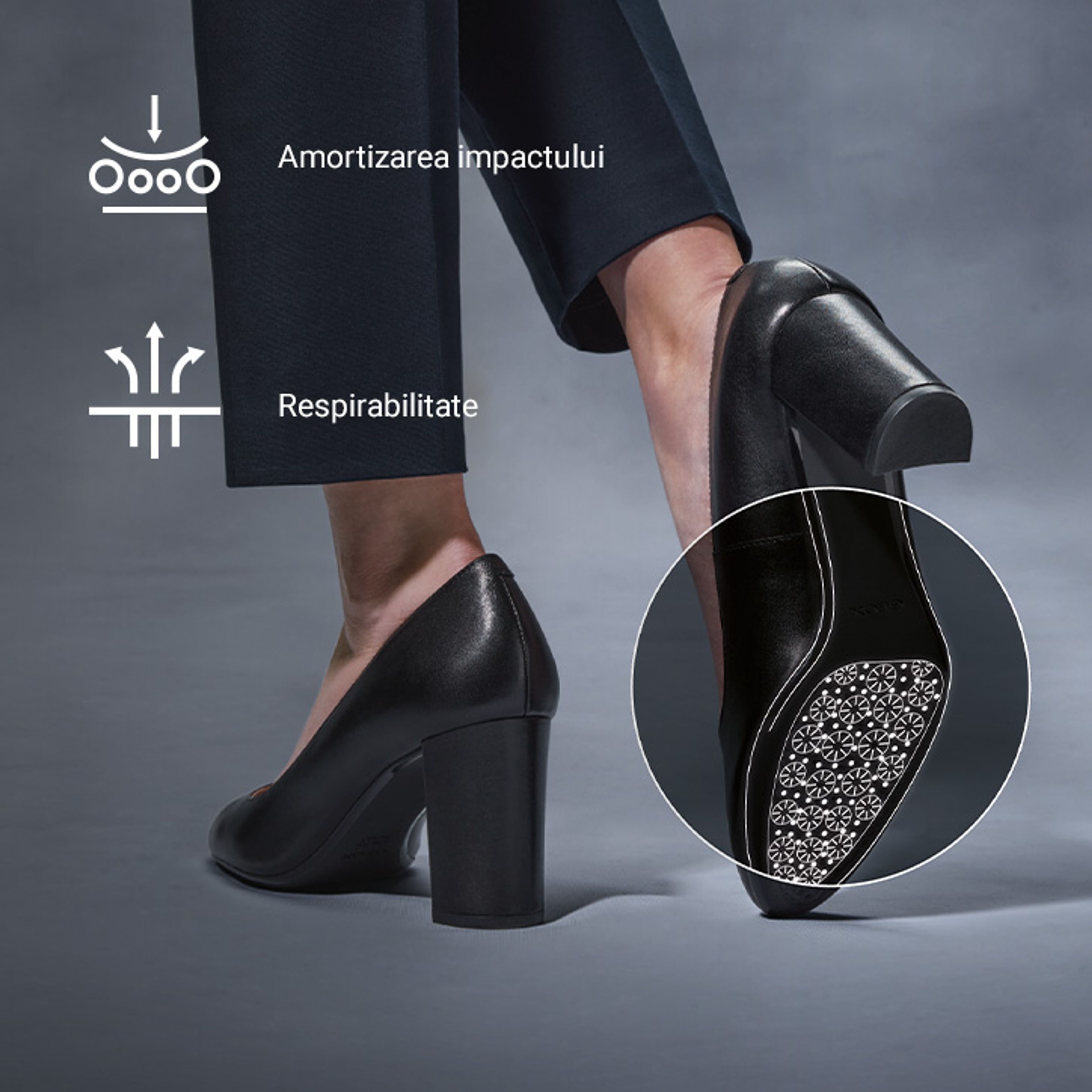 Walk Pleasure™ – confort pentru un pas elegant