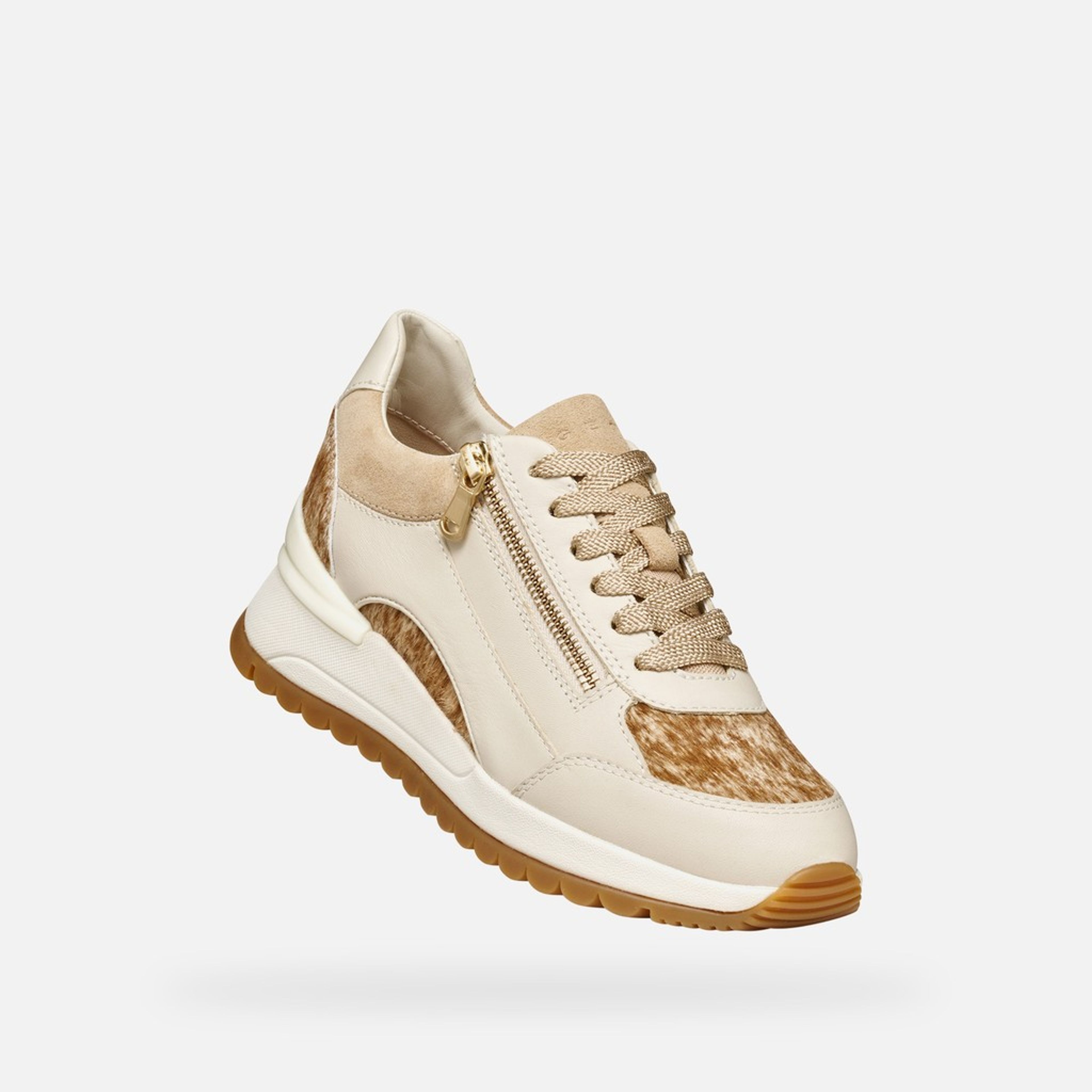 Sneakers crem pentru femei Geox Desya - 005
