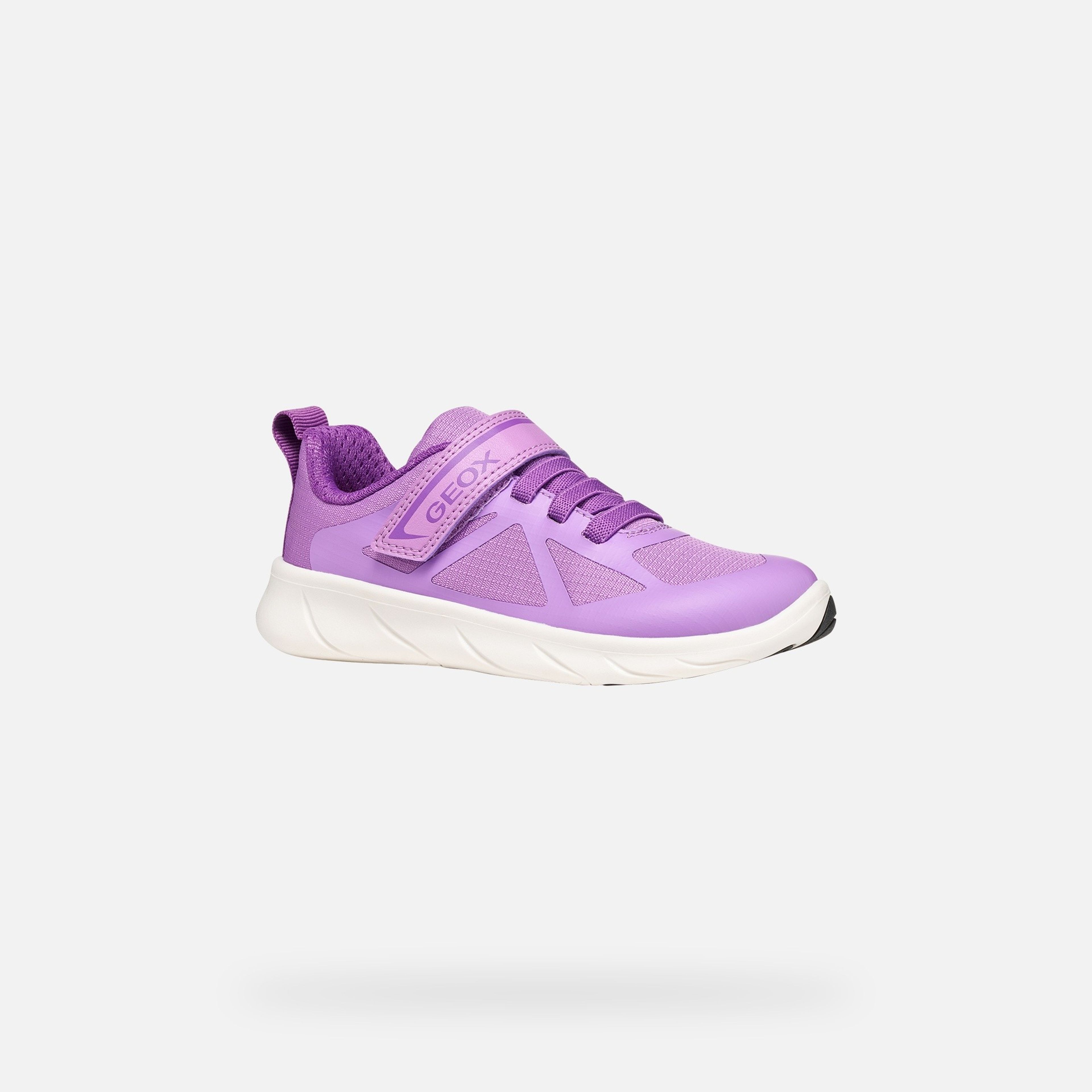 Fioletowe dziewczęce tenisówki Geox Foot-run - 003