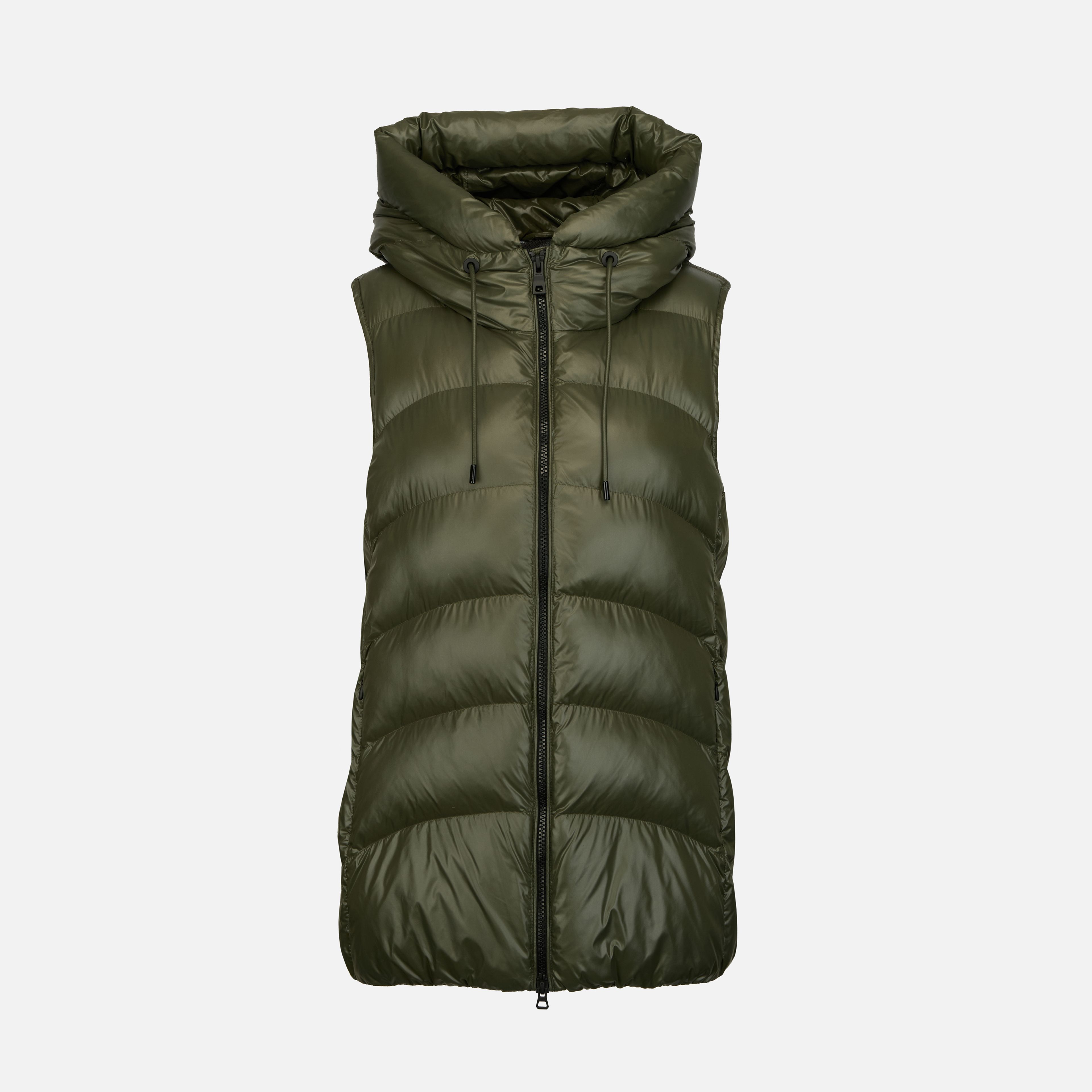 Khaki dámská vesta Geox Bleyze