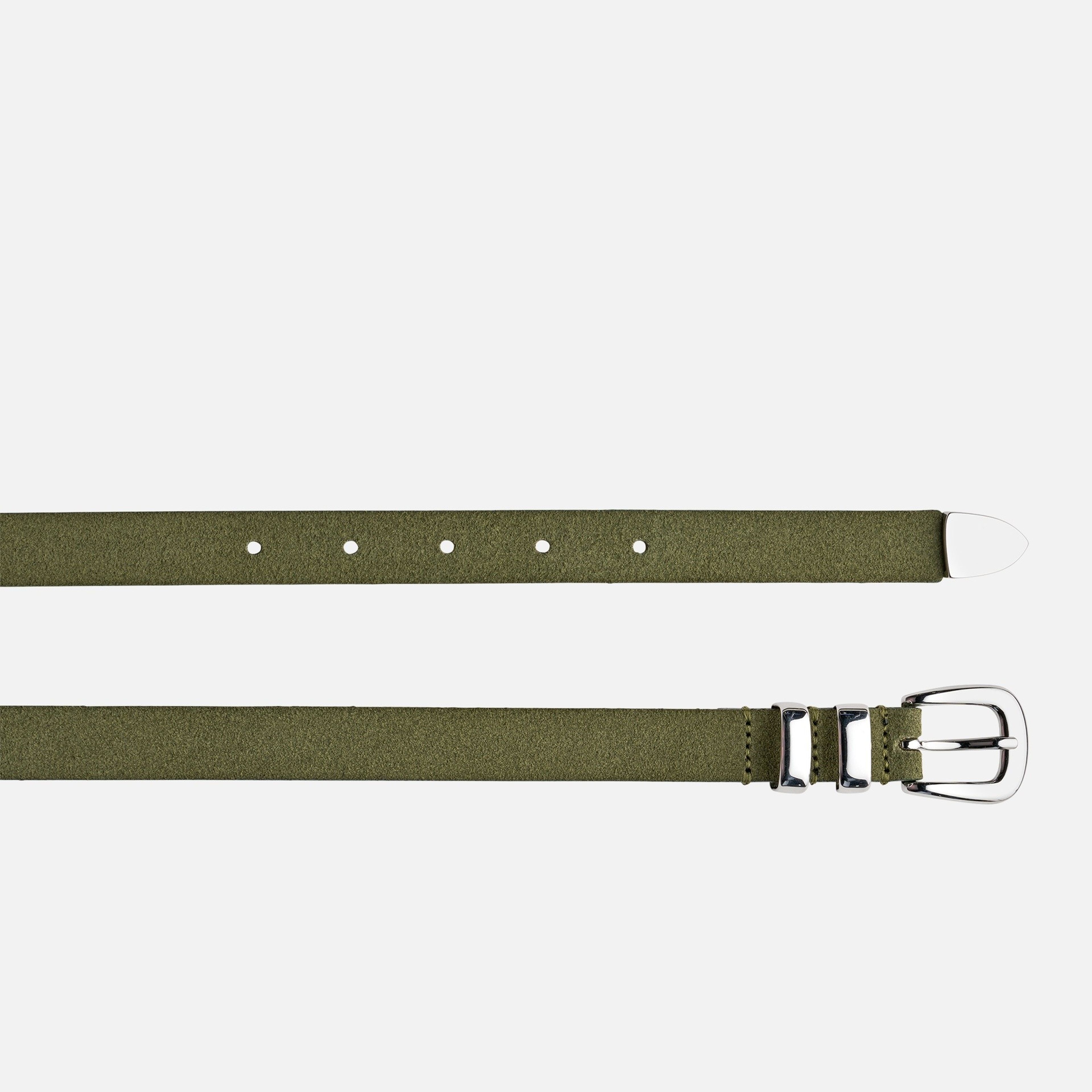 Khaki dámský pásek Geox - 002