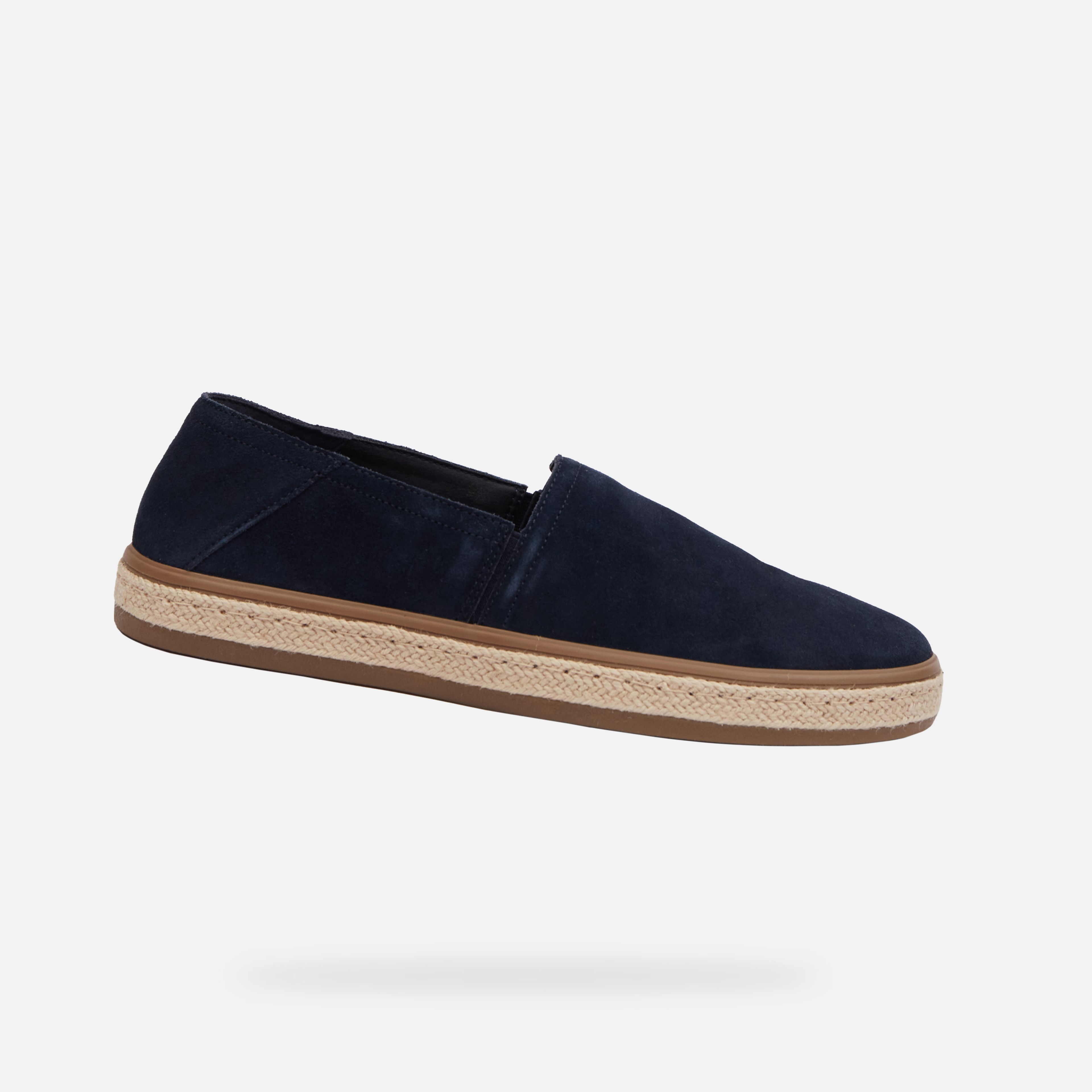 Tmavě modré pánské slip on espadrilky Geox Pantelleria