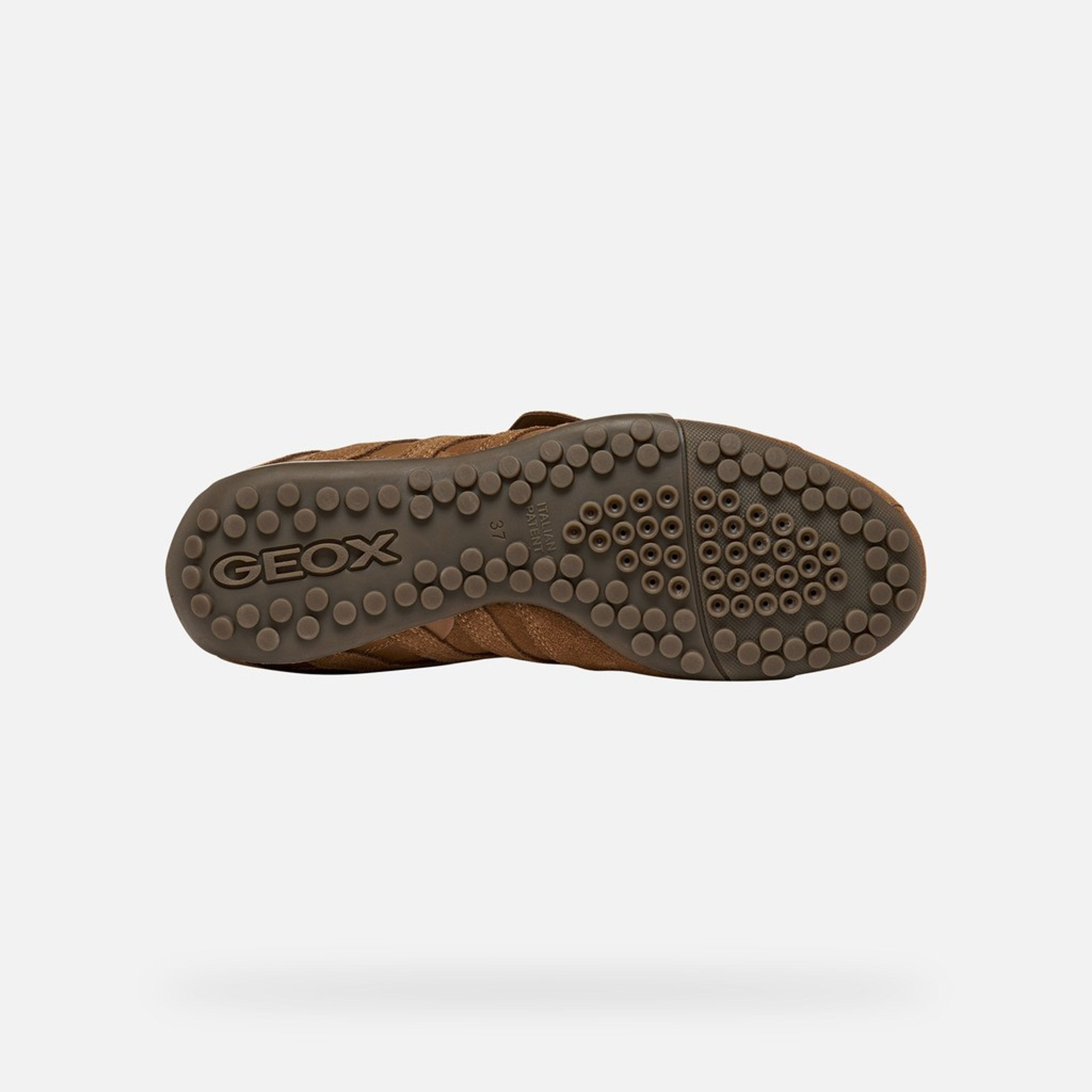 Hnedé dámske tenisky Geox Snake - 007