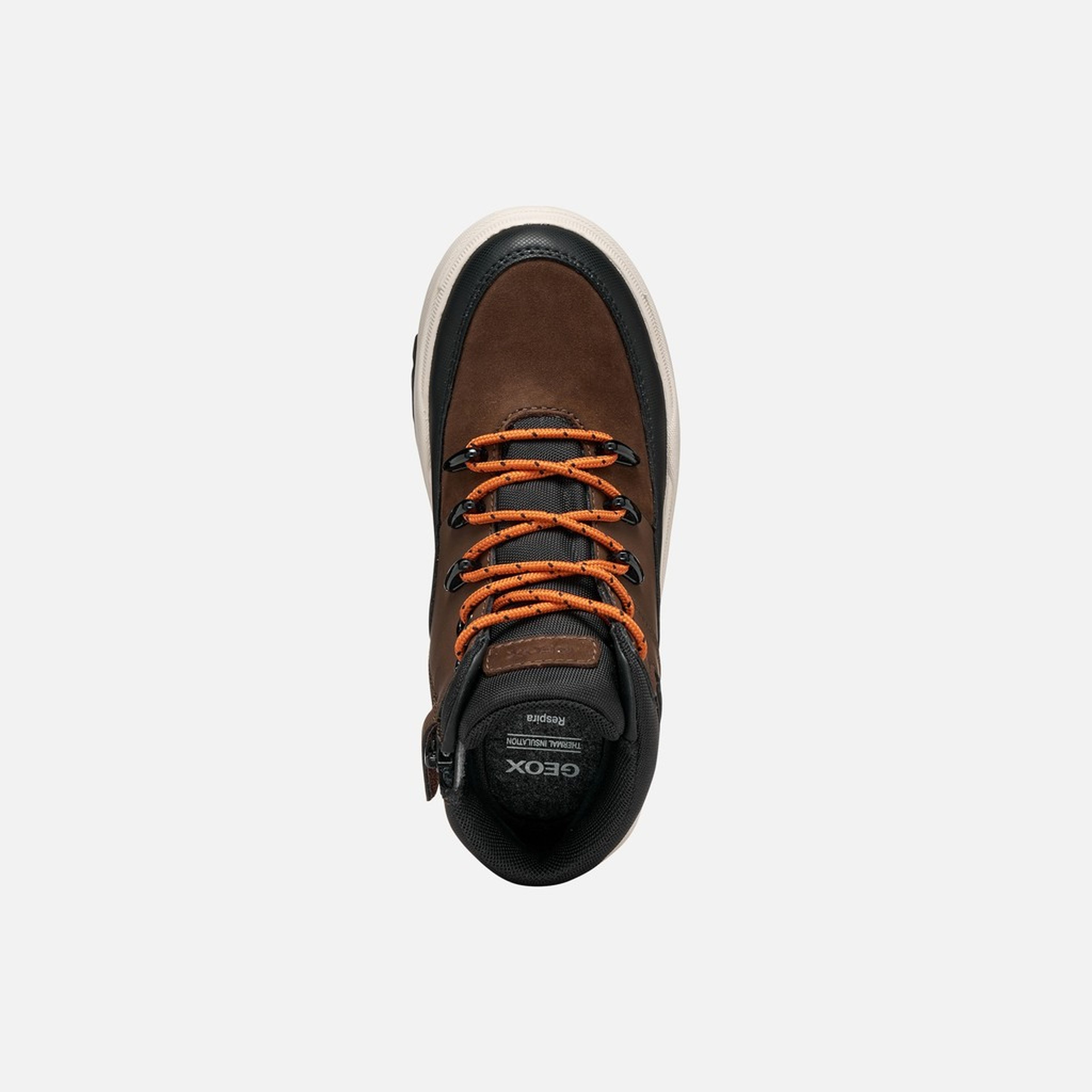 Ciemnobrązowe chłopięce buty za kostkę Geox Bunshee B ABX - 006