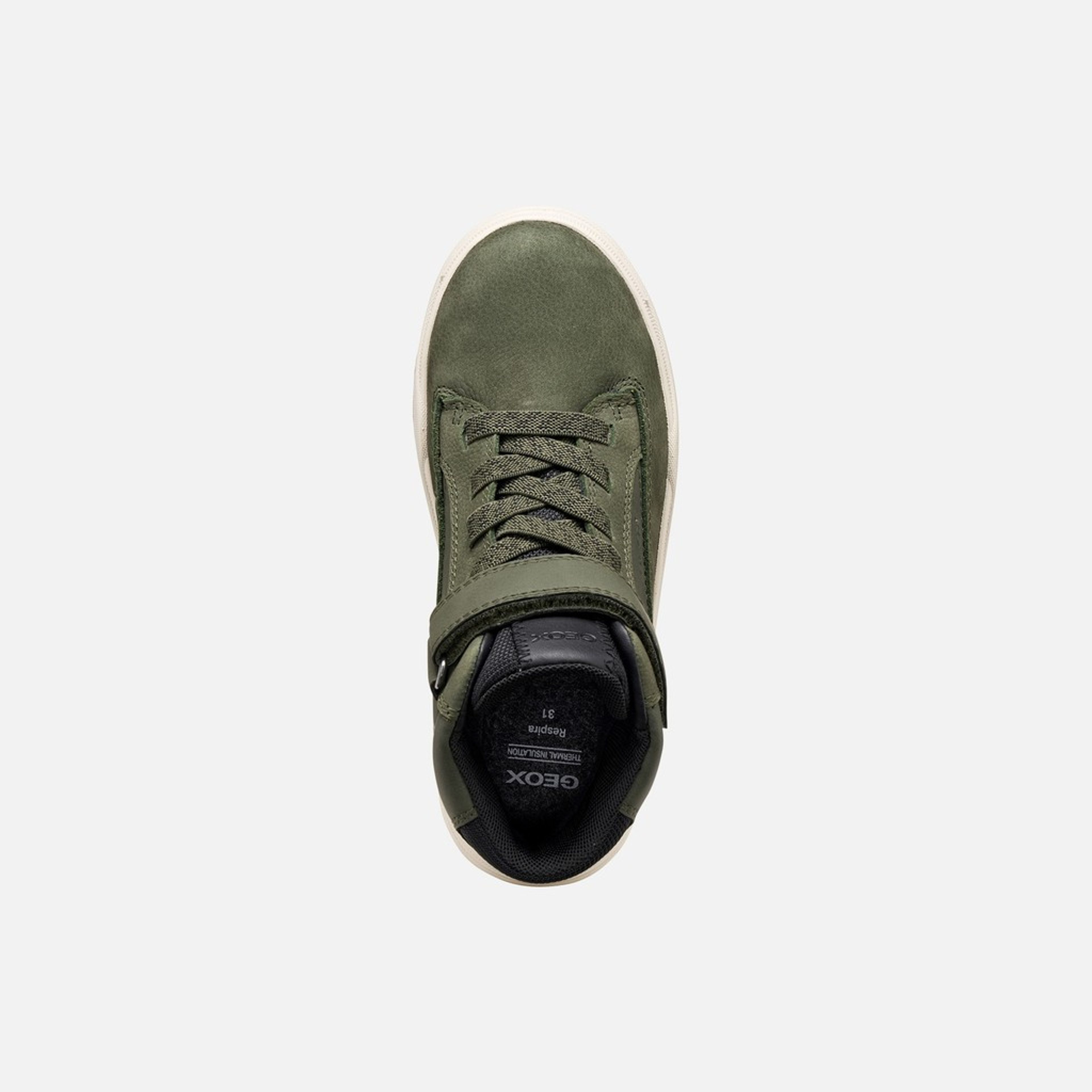 Khaki chlapčenská členková obuv Geox Bunshee B ABX - 006
