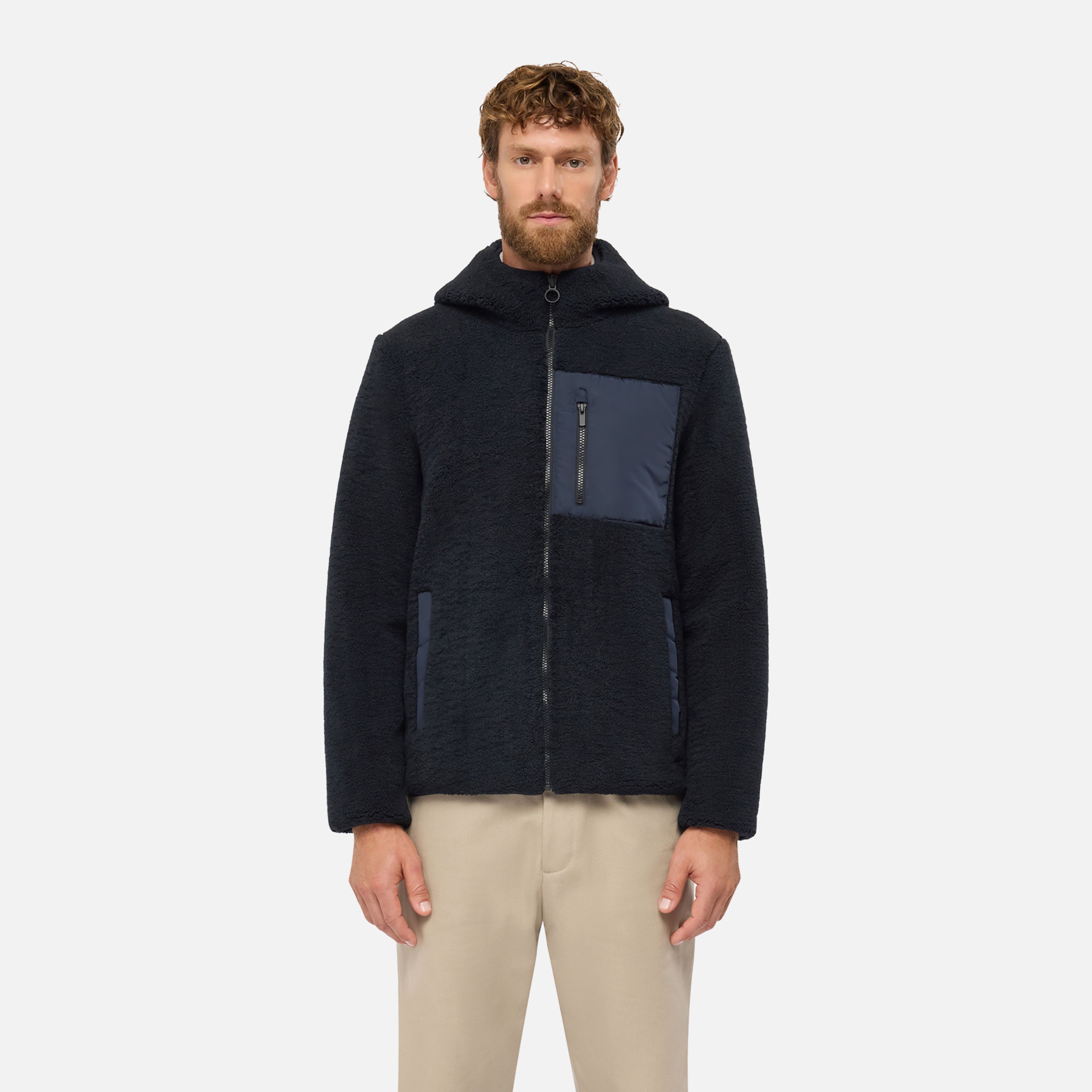 Tmavě modrý pánský svetr Geox Sweater