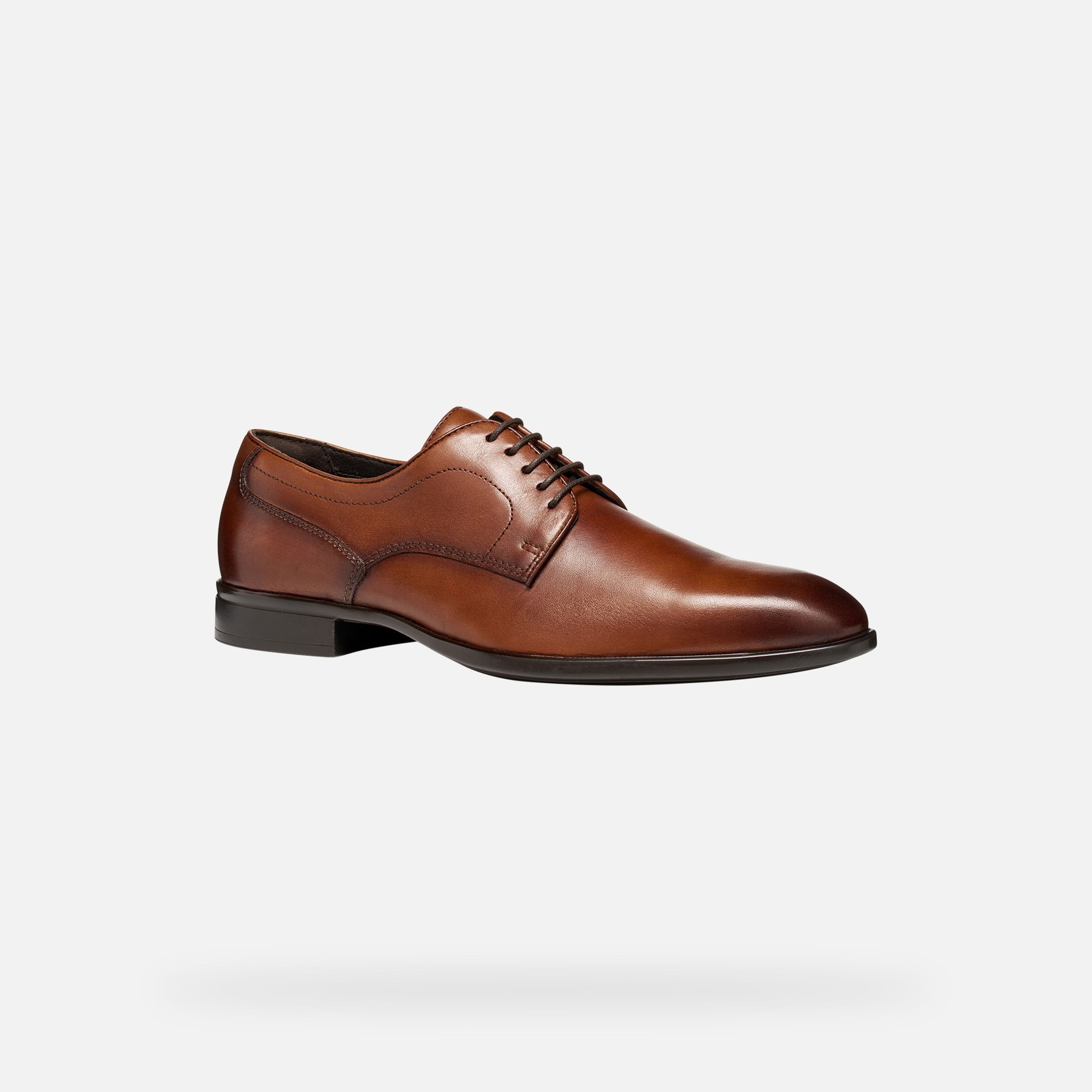 Hnedá pánska spoločenská obuv Geox Thalos - 003